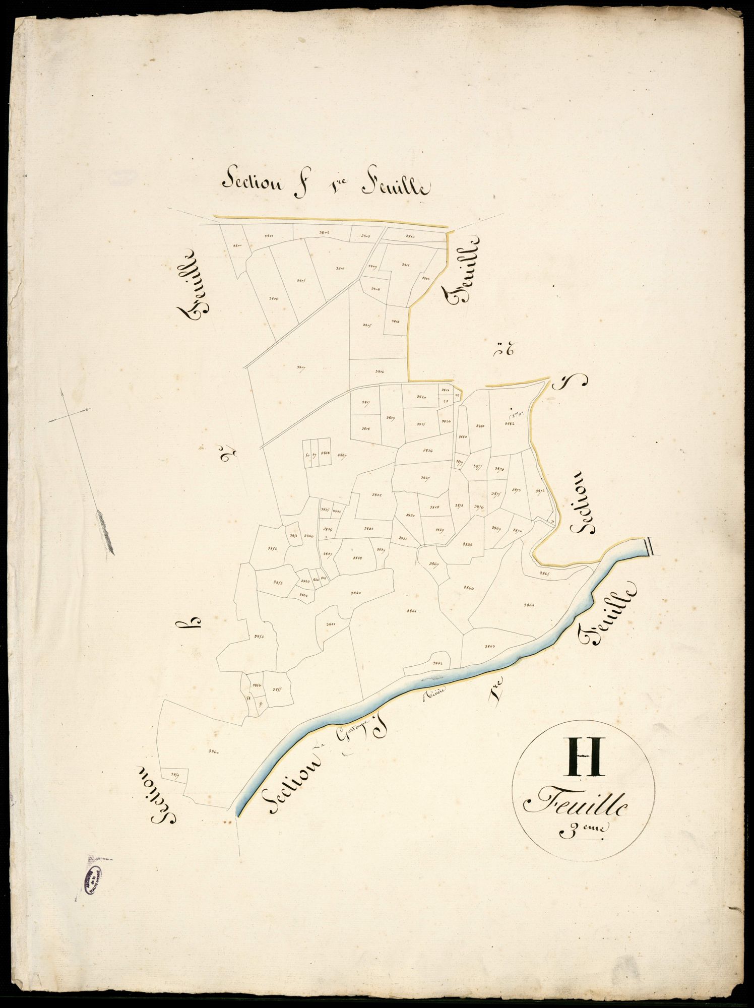 Châteauponsac 3 P 51 / 2 1828