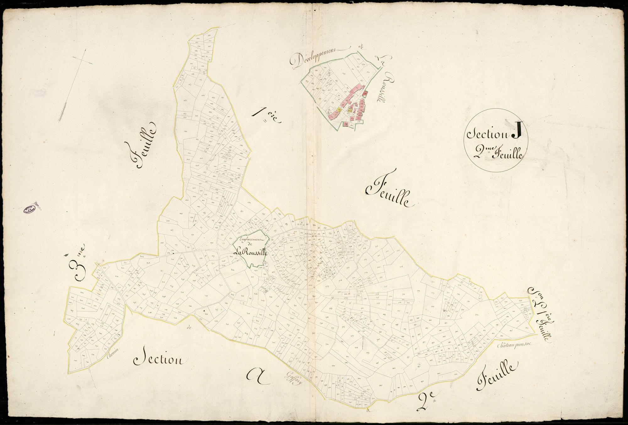 Châteauponsac 3 P 51 / 2 1828