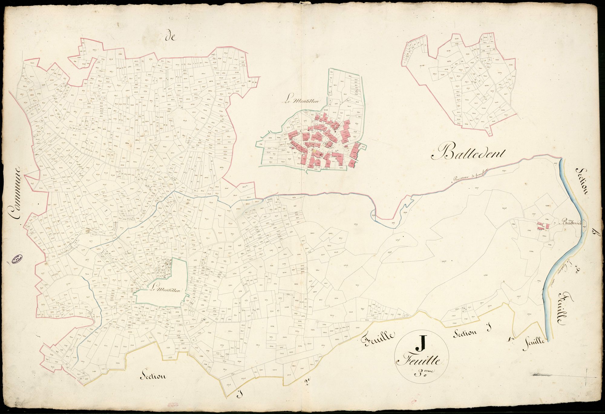 Châteauponsac 3 P 51 / 2 1828