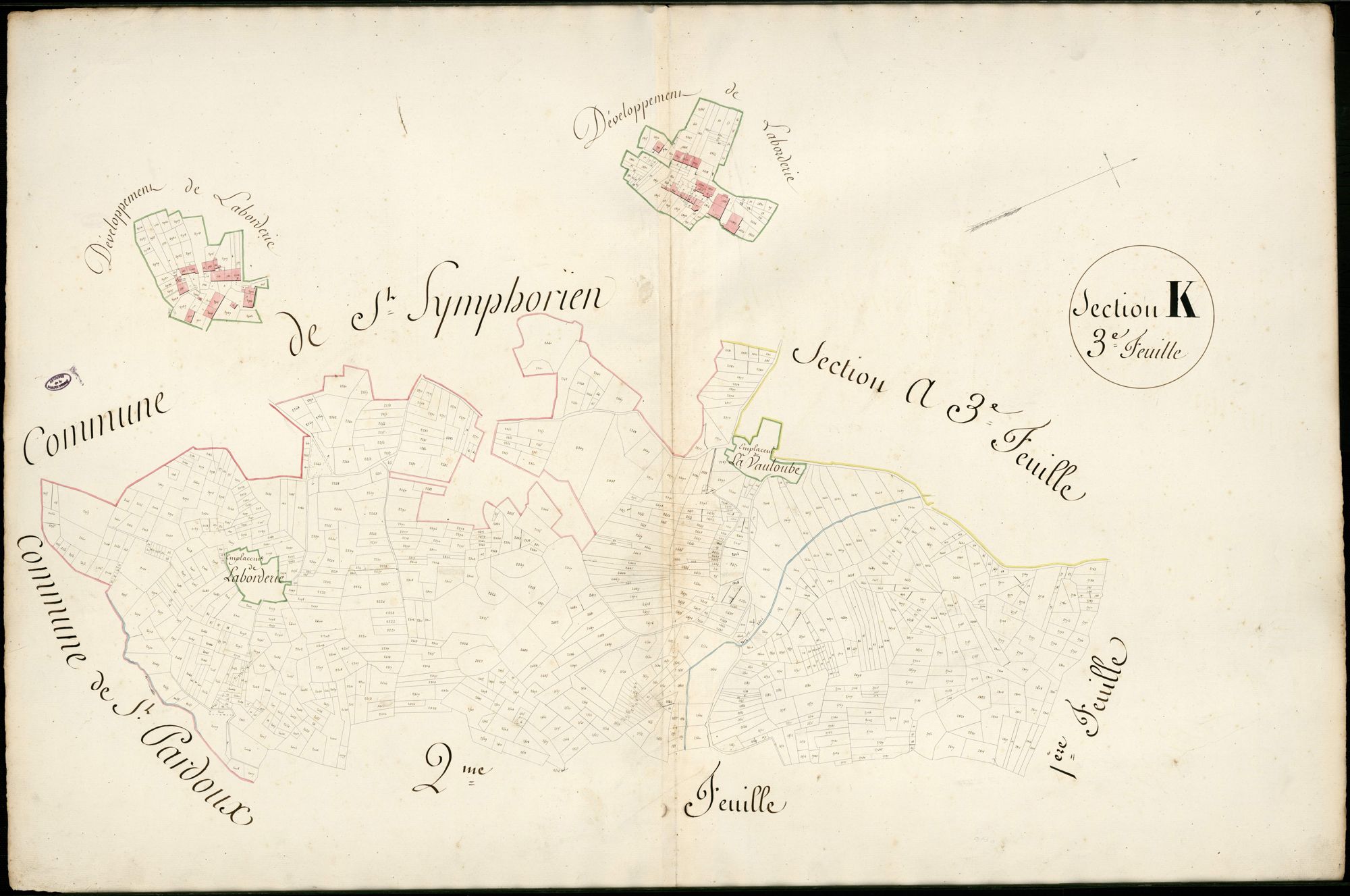 Châteauponsac 3 P 51 / 2 1828