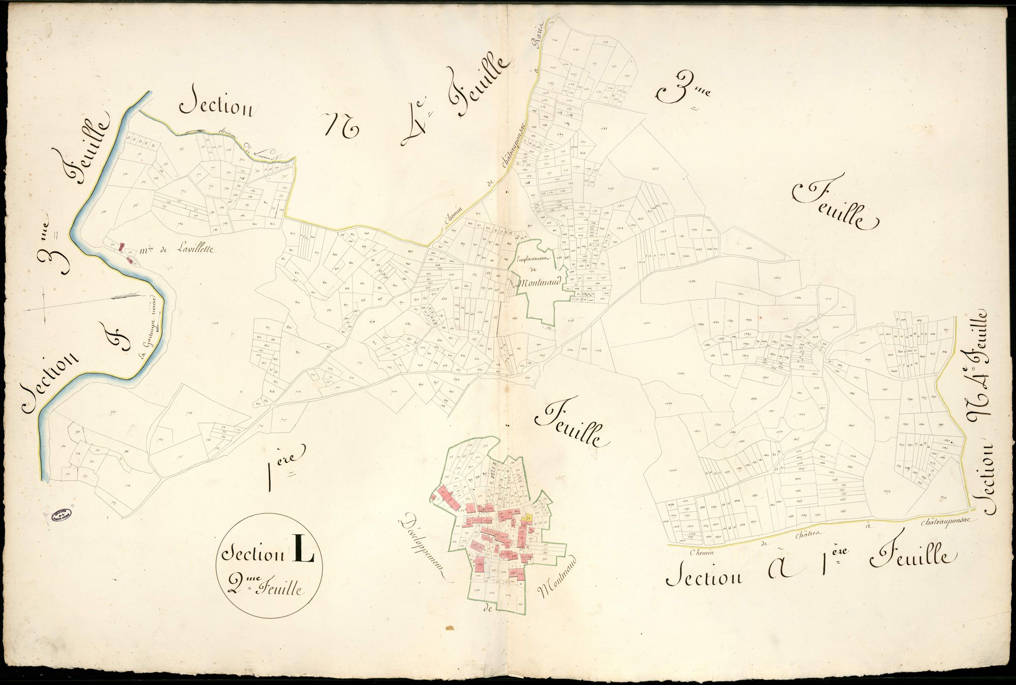 Châteauponsac 3 P 51 / 2 1828
