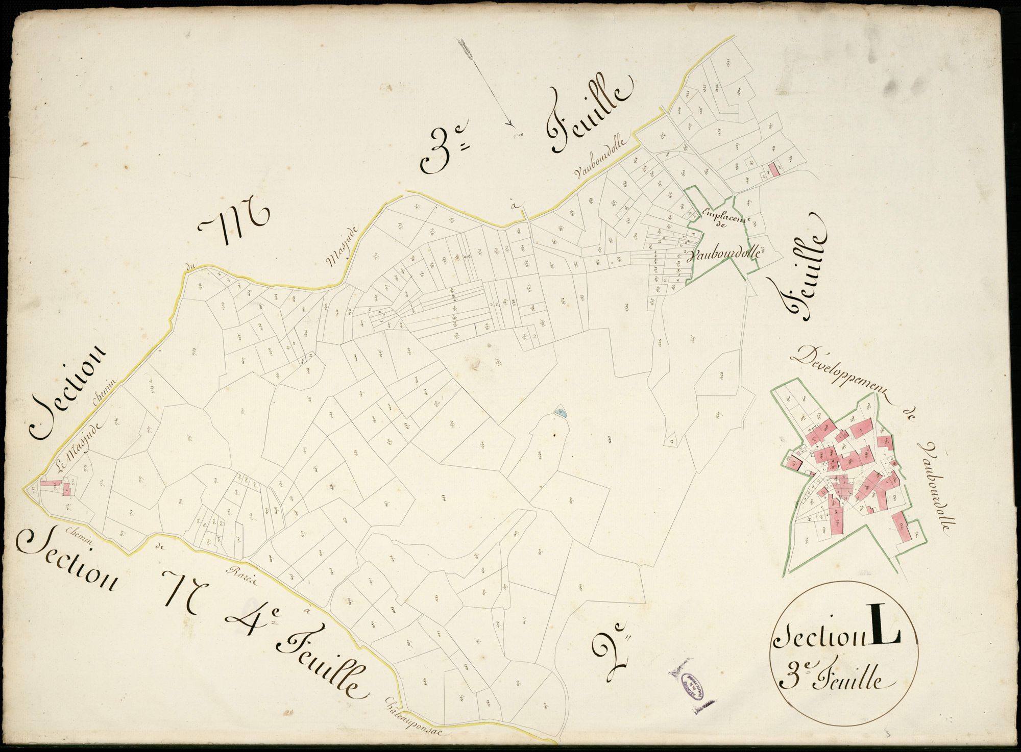 Châteauponsac 3 P 51 / 2 1828