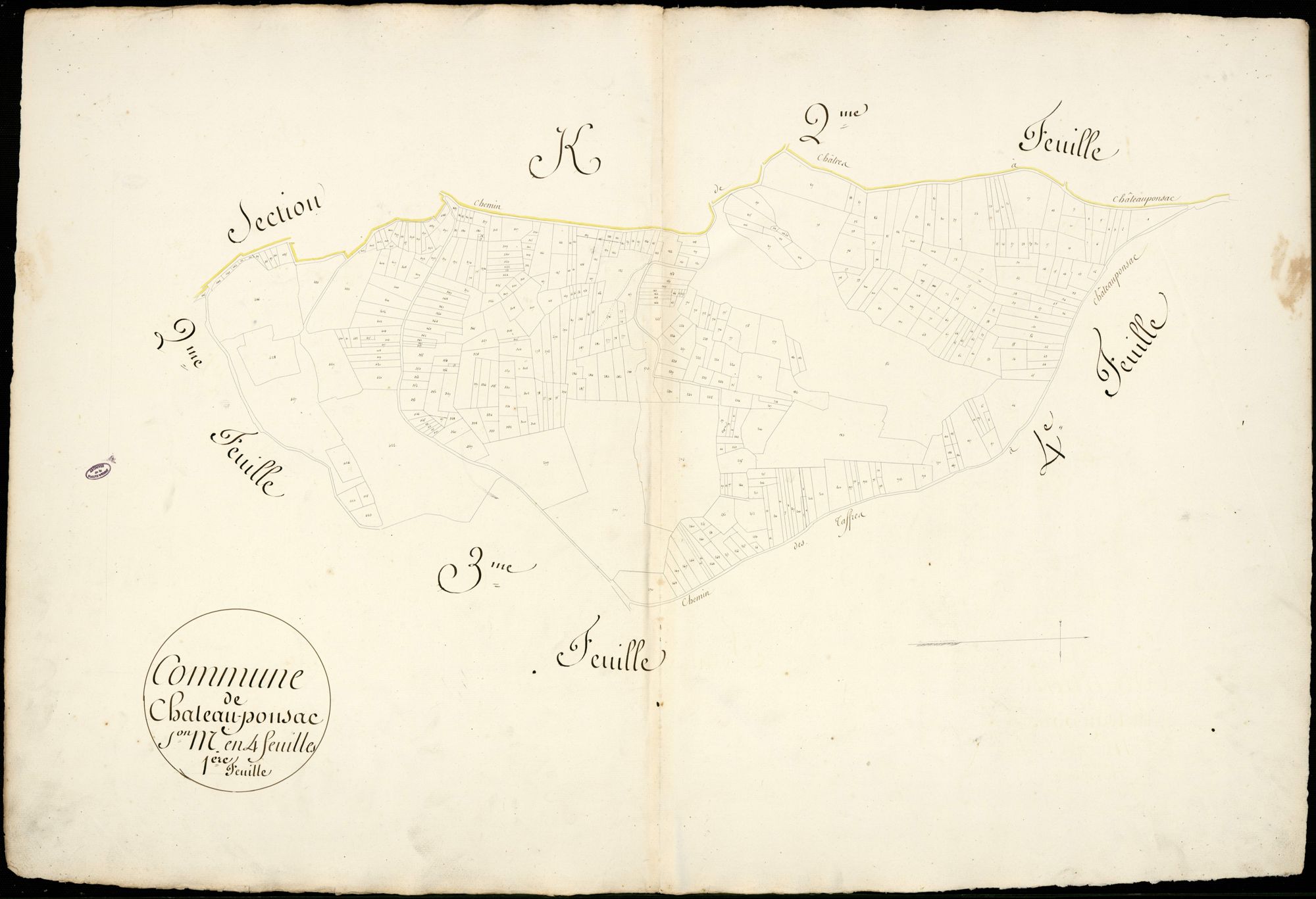 Châteauponsac 3 P 51 / 2 1828