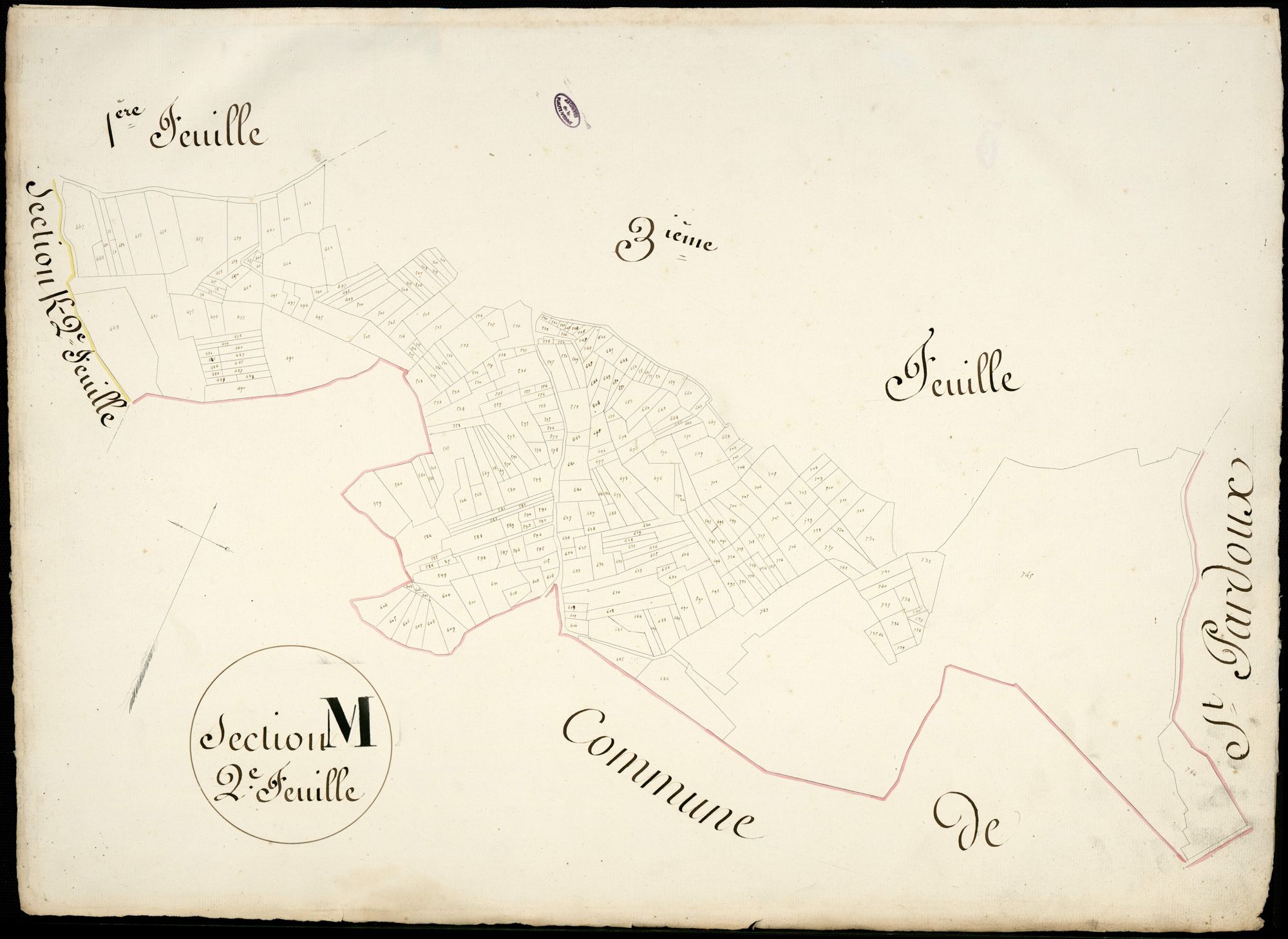 Châteauponsac 3 P 51 / 2 1828