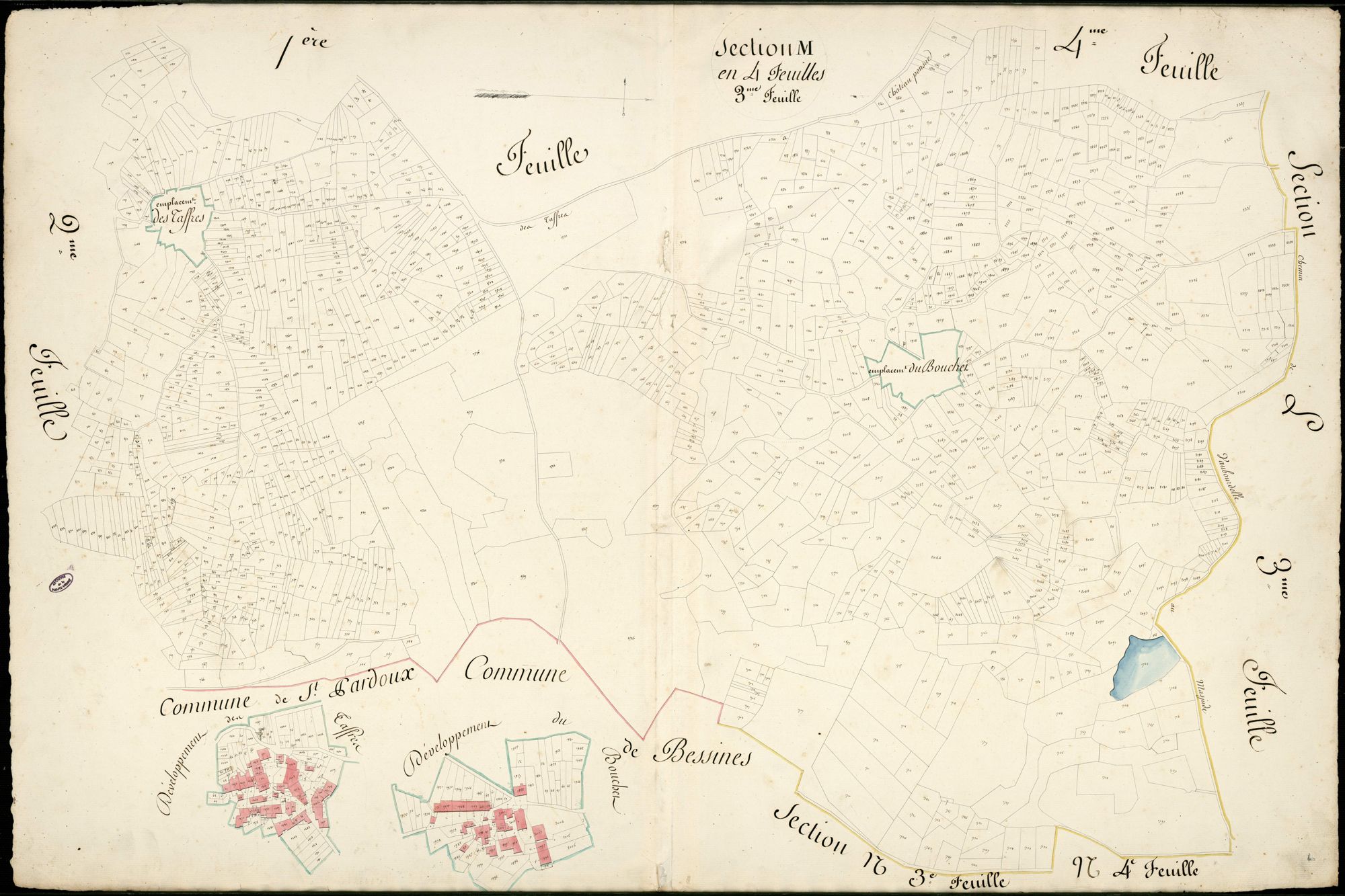 Châteauponsac 3 P 51 / 2 1828