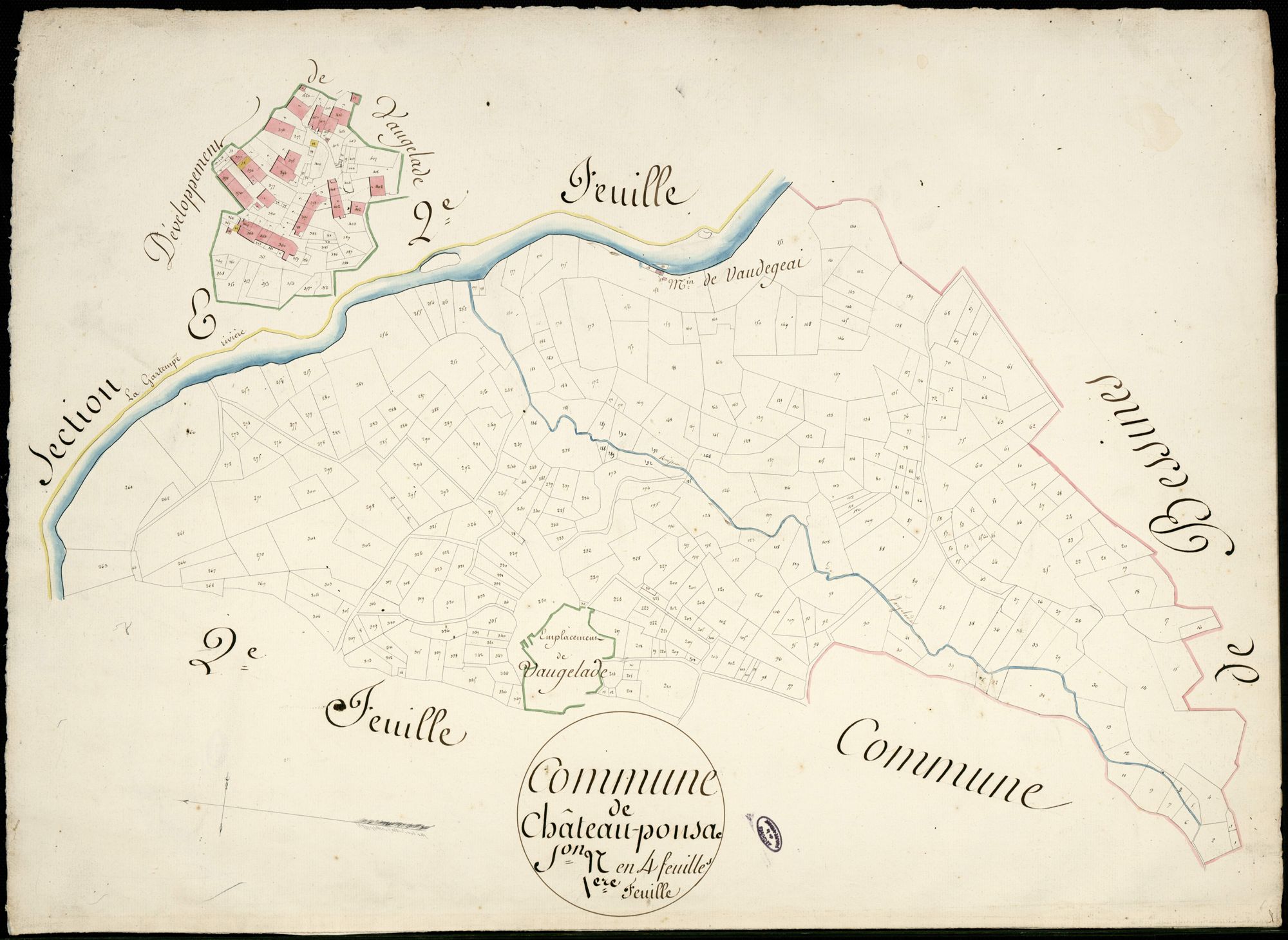 Châteauponsac 3 P 51 / 2 1828