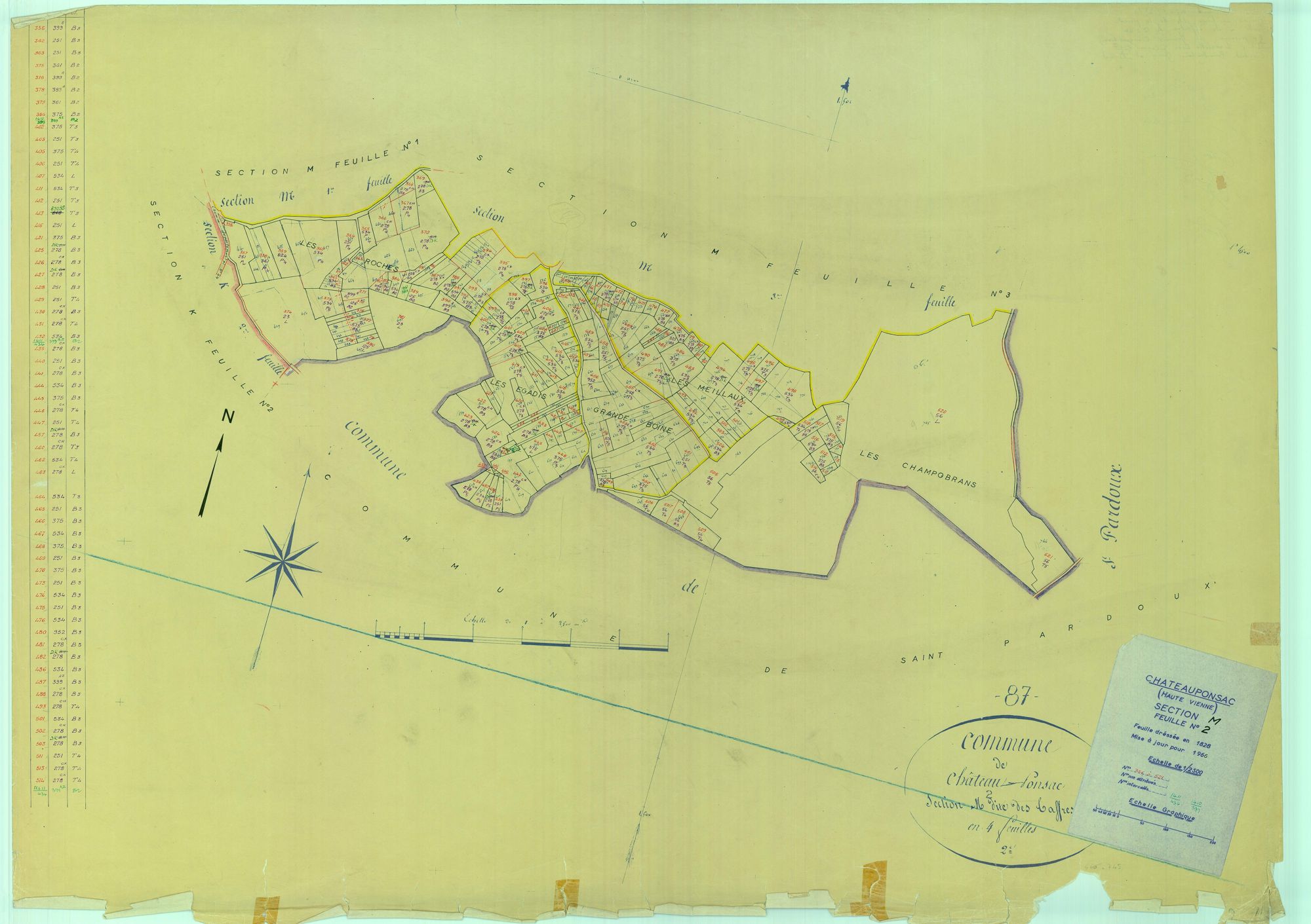 Châteauponsac 2241 W 18 1966