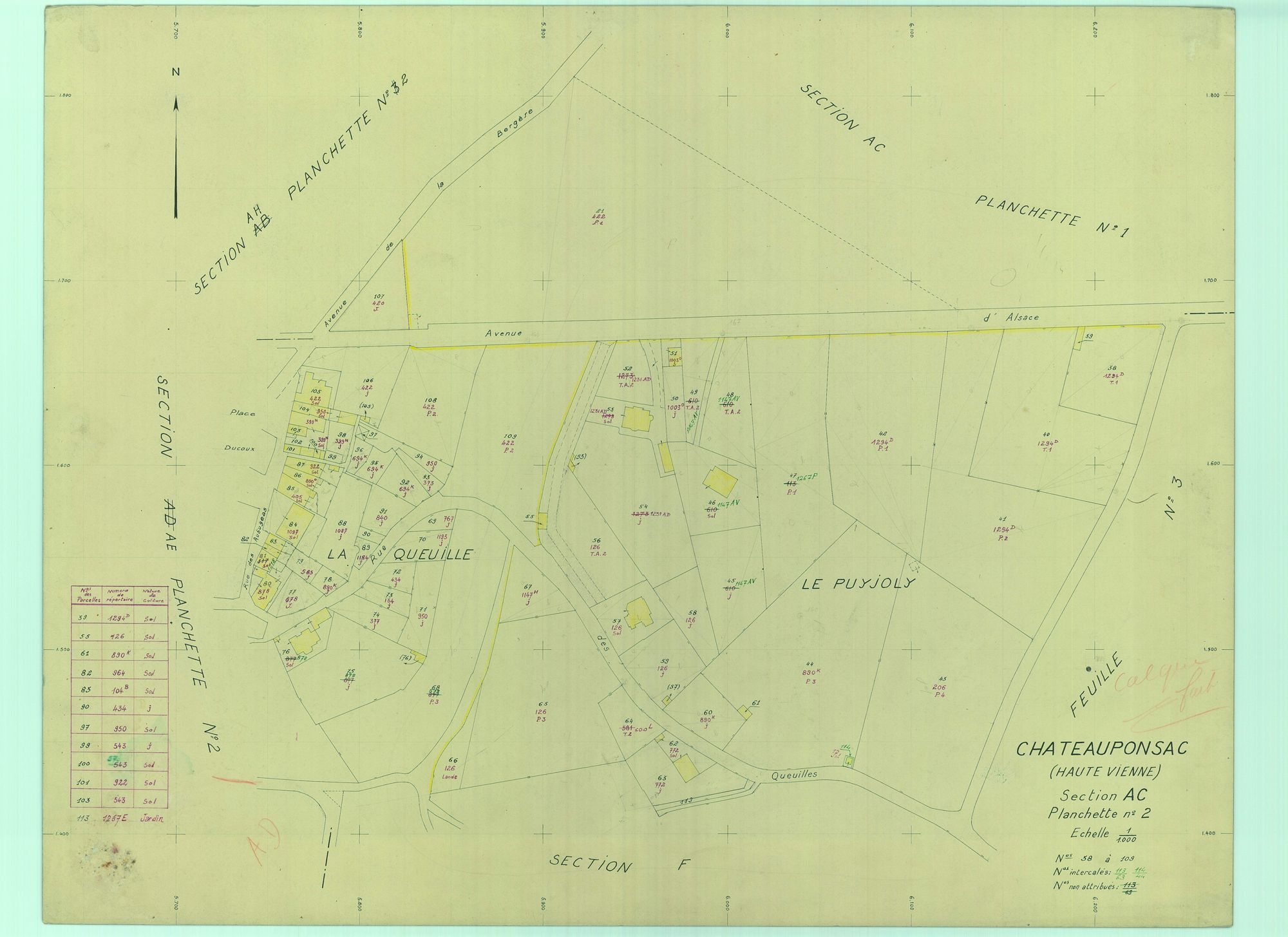 Châteauponsac 2241 W 18 1966