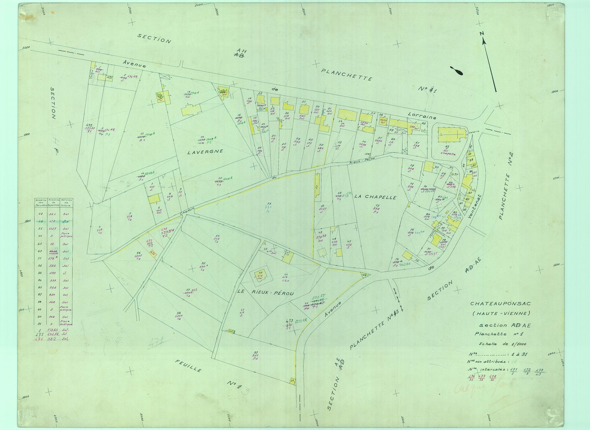 Châteauponsac 2241 W 18 1966