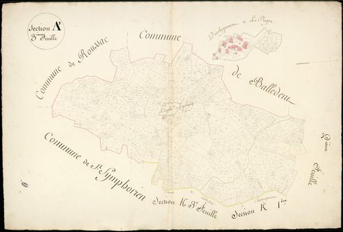 Châteauponsac 3 P 51 / 1 1828