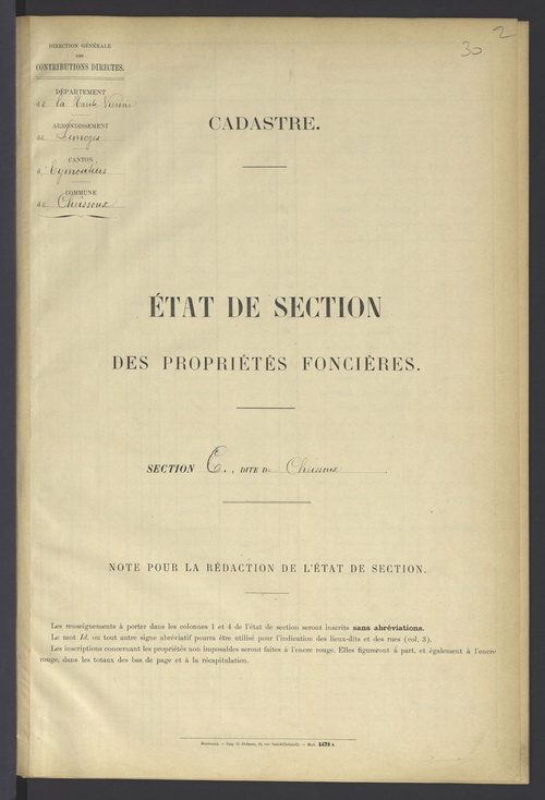 Cheissoux 3 P 53 / 1 1905