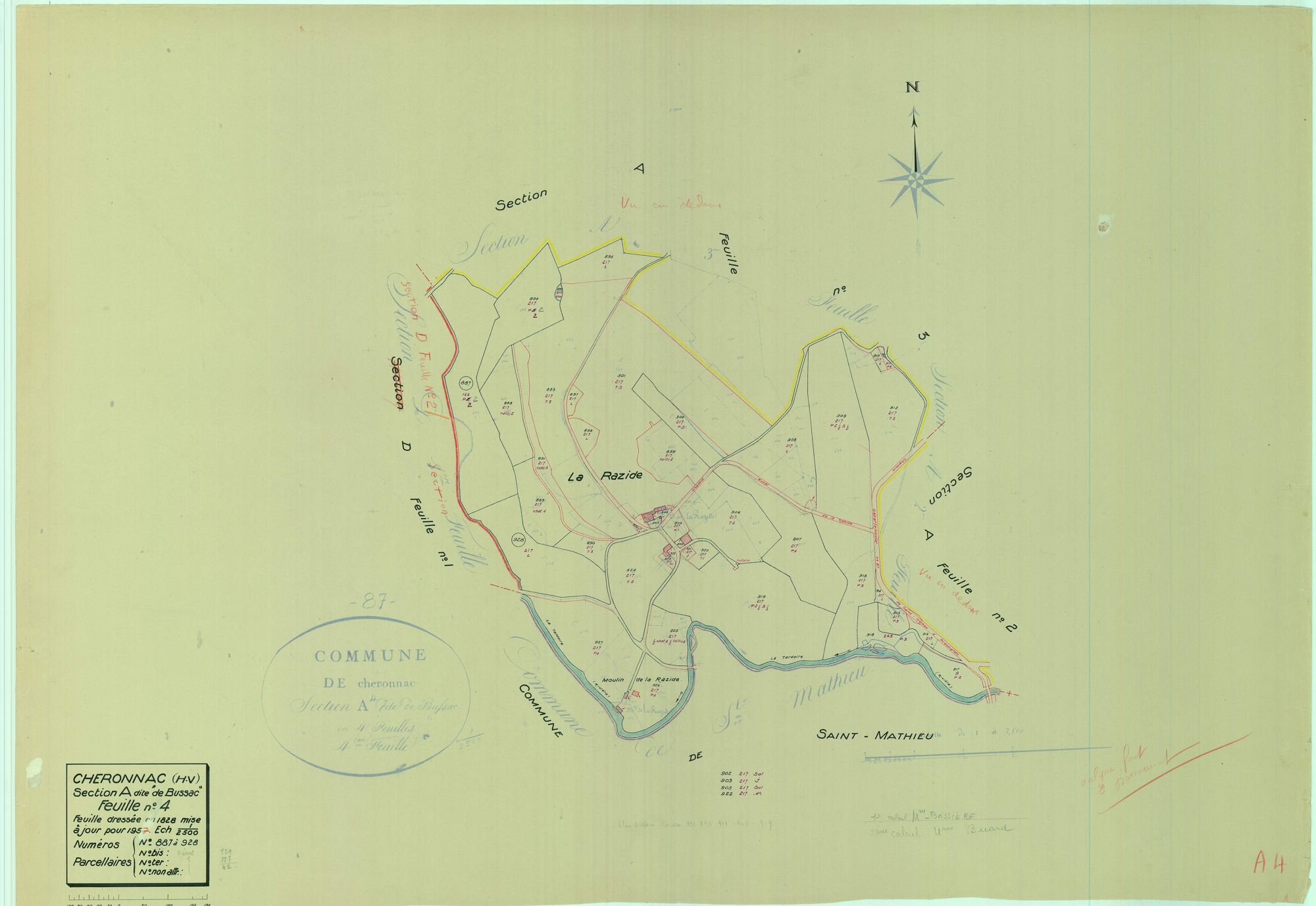 Chéronnac 1203 W 27 1957