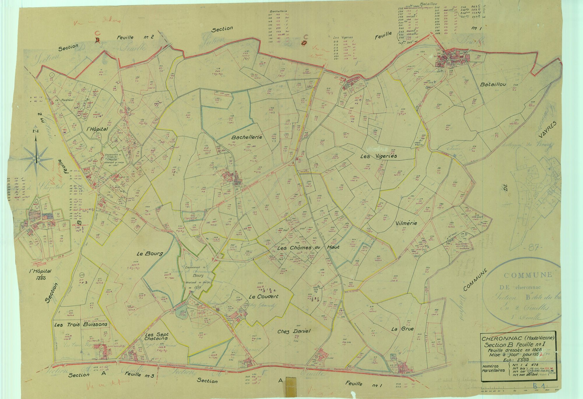 Chéronnac 1203 W 27 1957