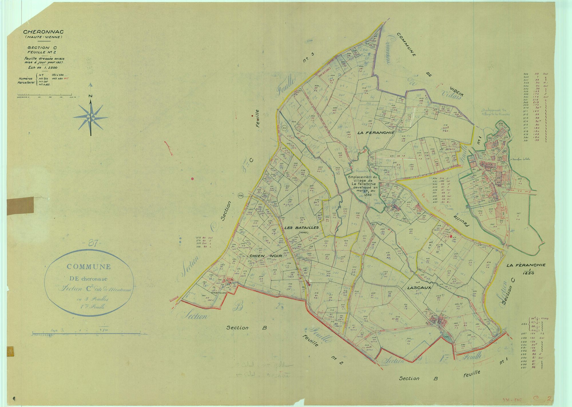 Chéronnac 1203 W 27 1957