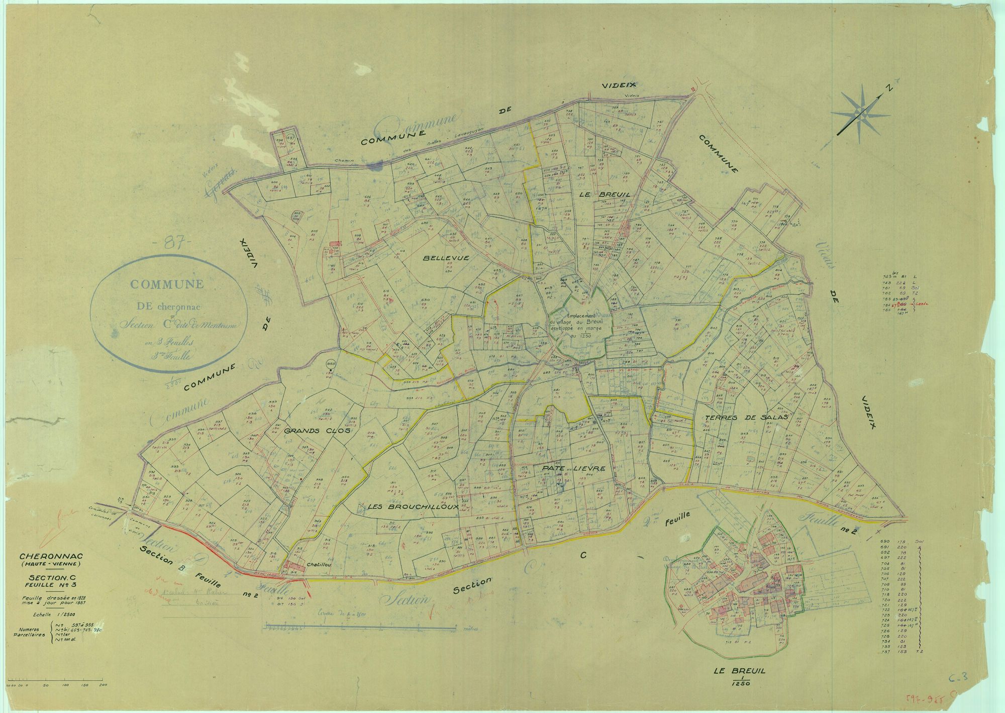 Chéronnac 1203 W 27 1957