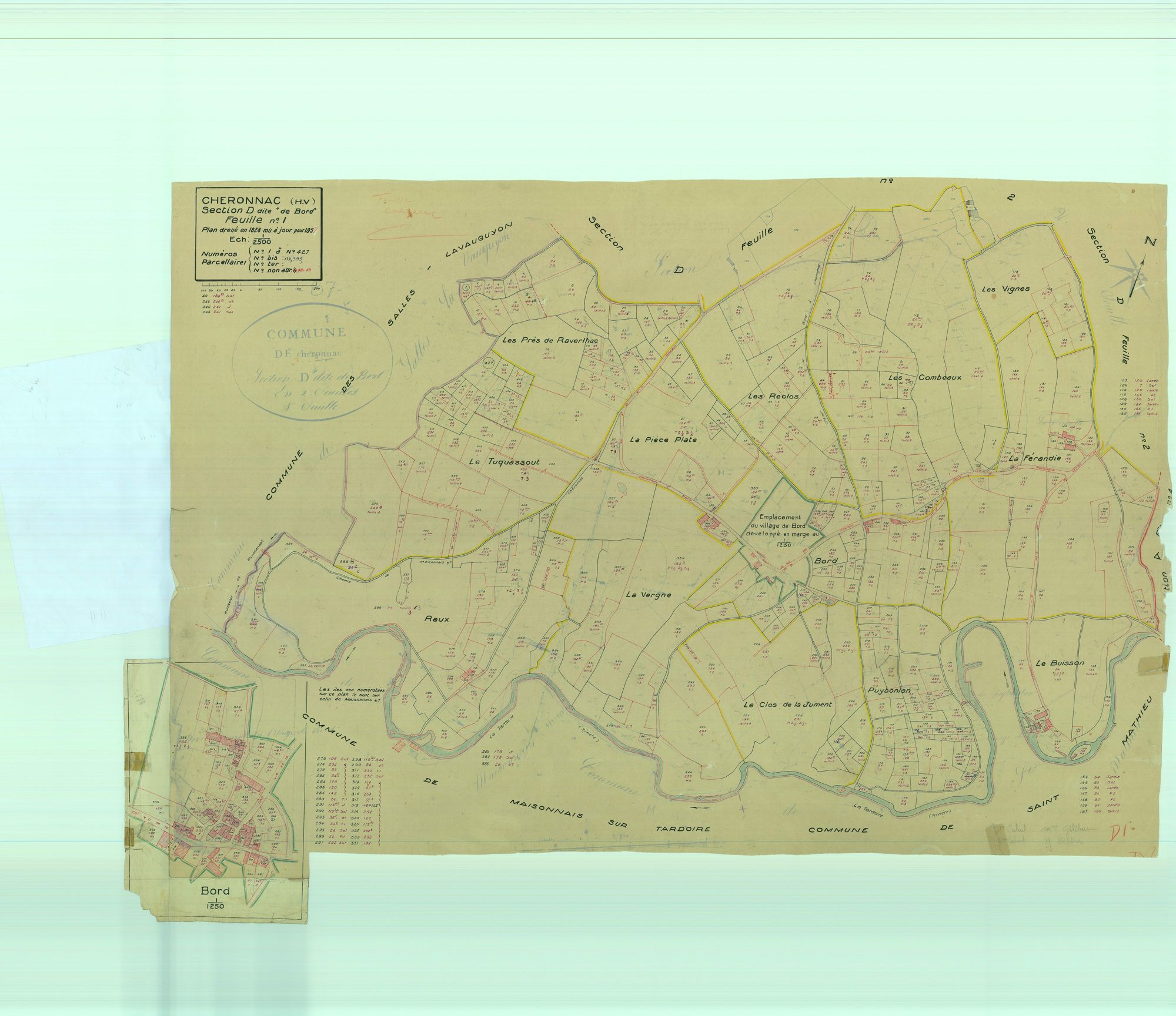 Chéronnac 1203 W 27 1957