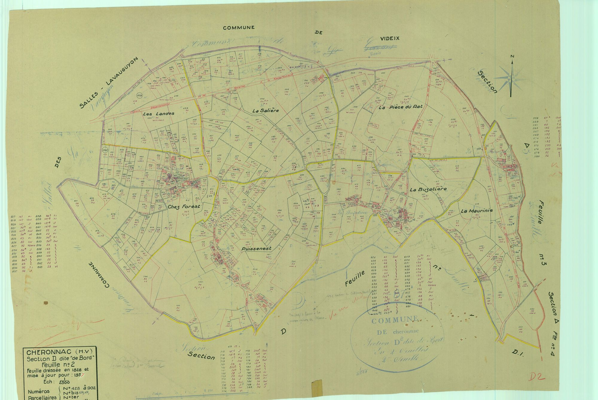 Chéronnac 1203 W 27 1957
