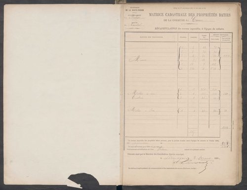 Cieux 3 P 55 / 11 1882-1910