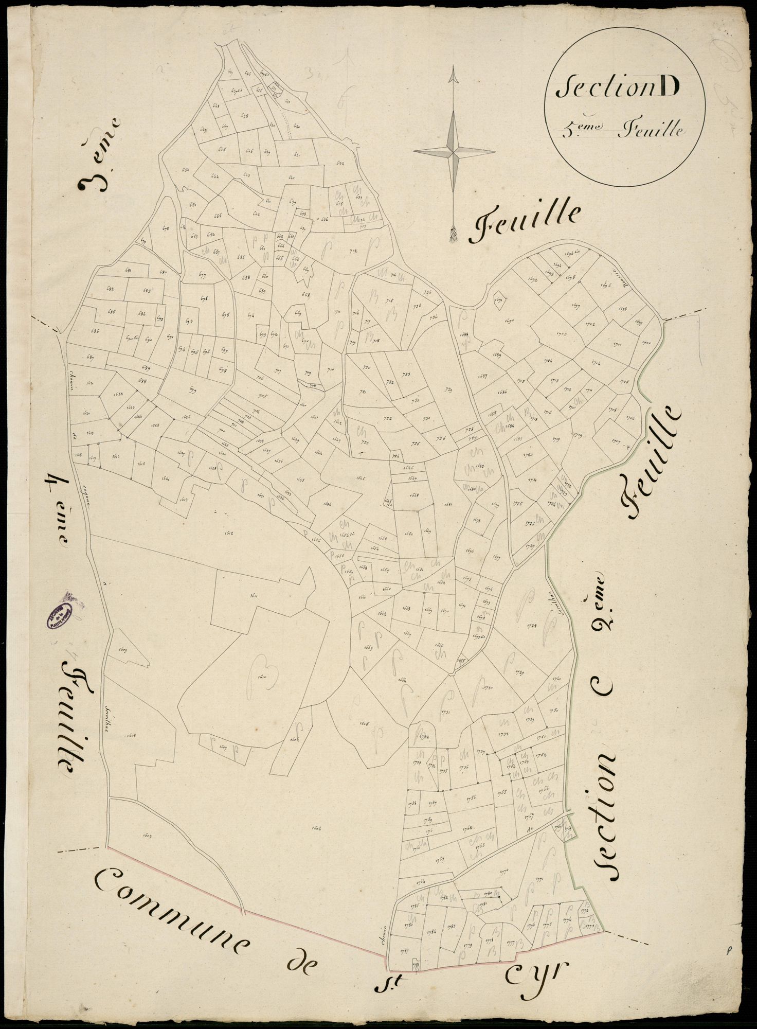 Cognac-la-Forêt 3 P 56 / 1 [v. 1814]