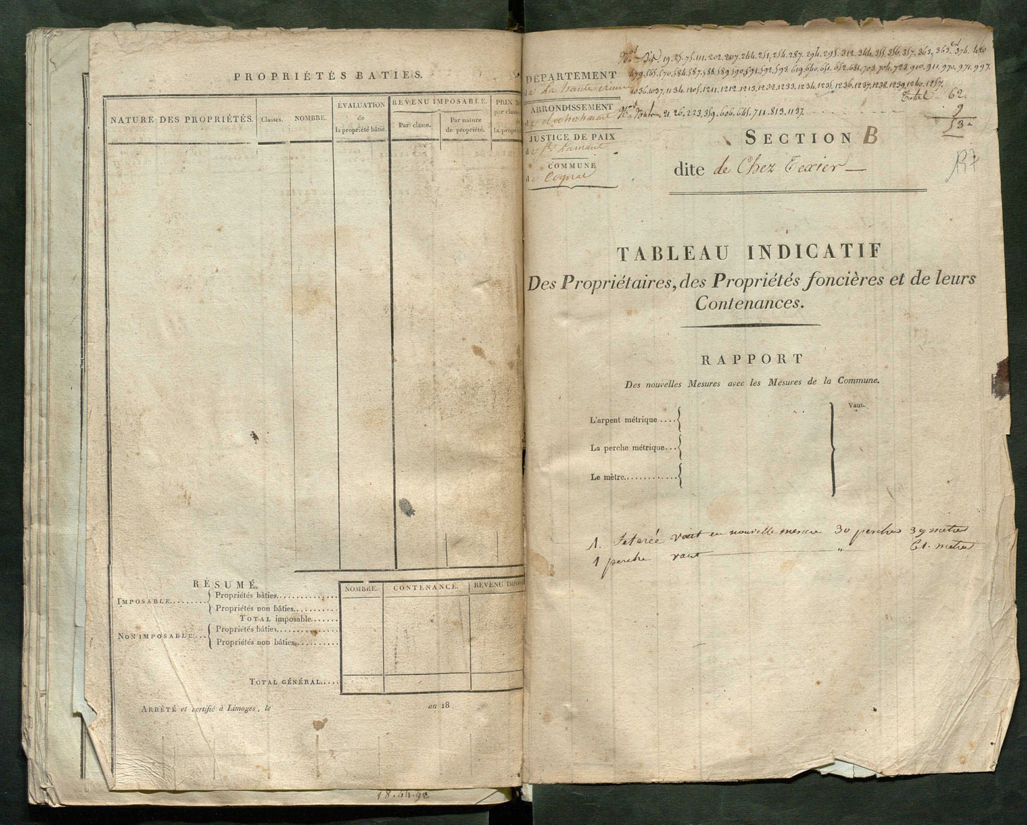 Cognac-la-Forêt 3 P 56 / 2 [v. 1814]