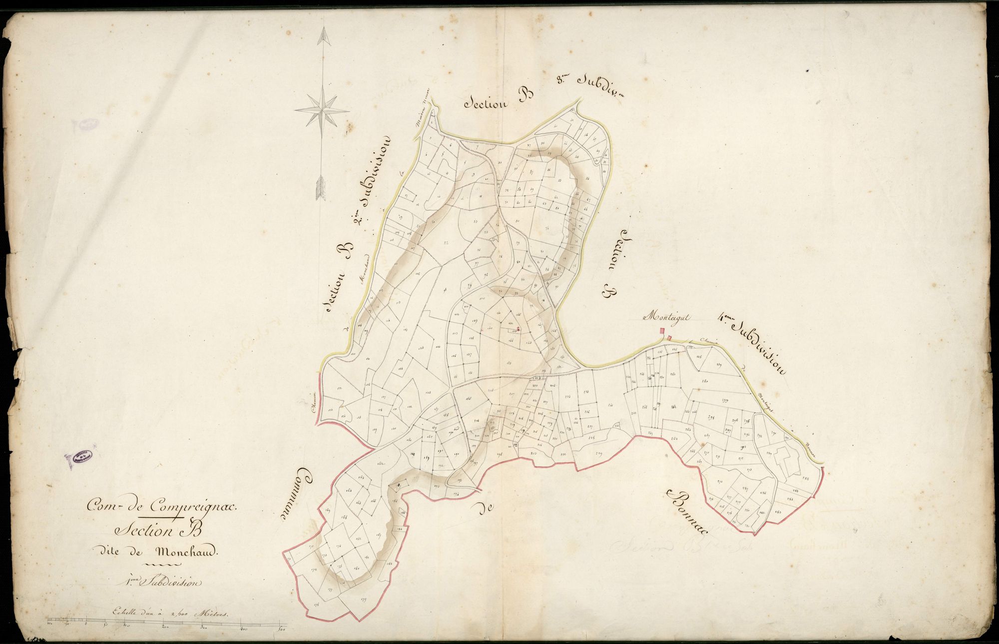 Compreignac 3 P 57 / 1 [v. 1809]