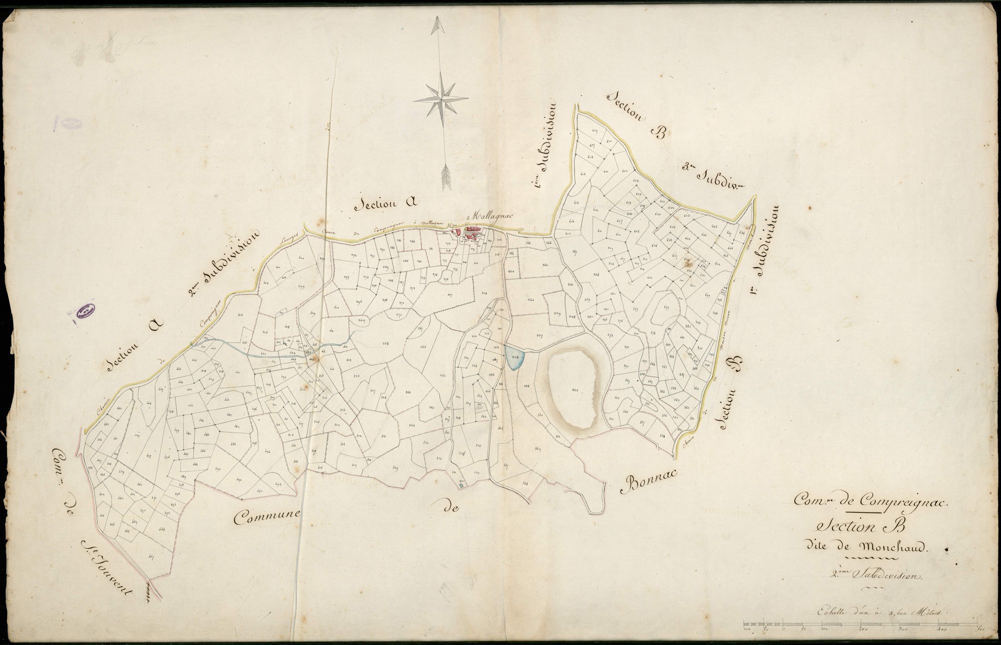 Compreignac 3 P 57 / 1 [v. 1809]
