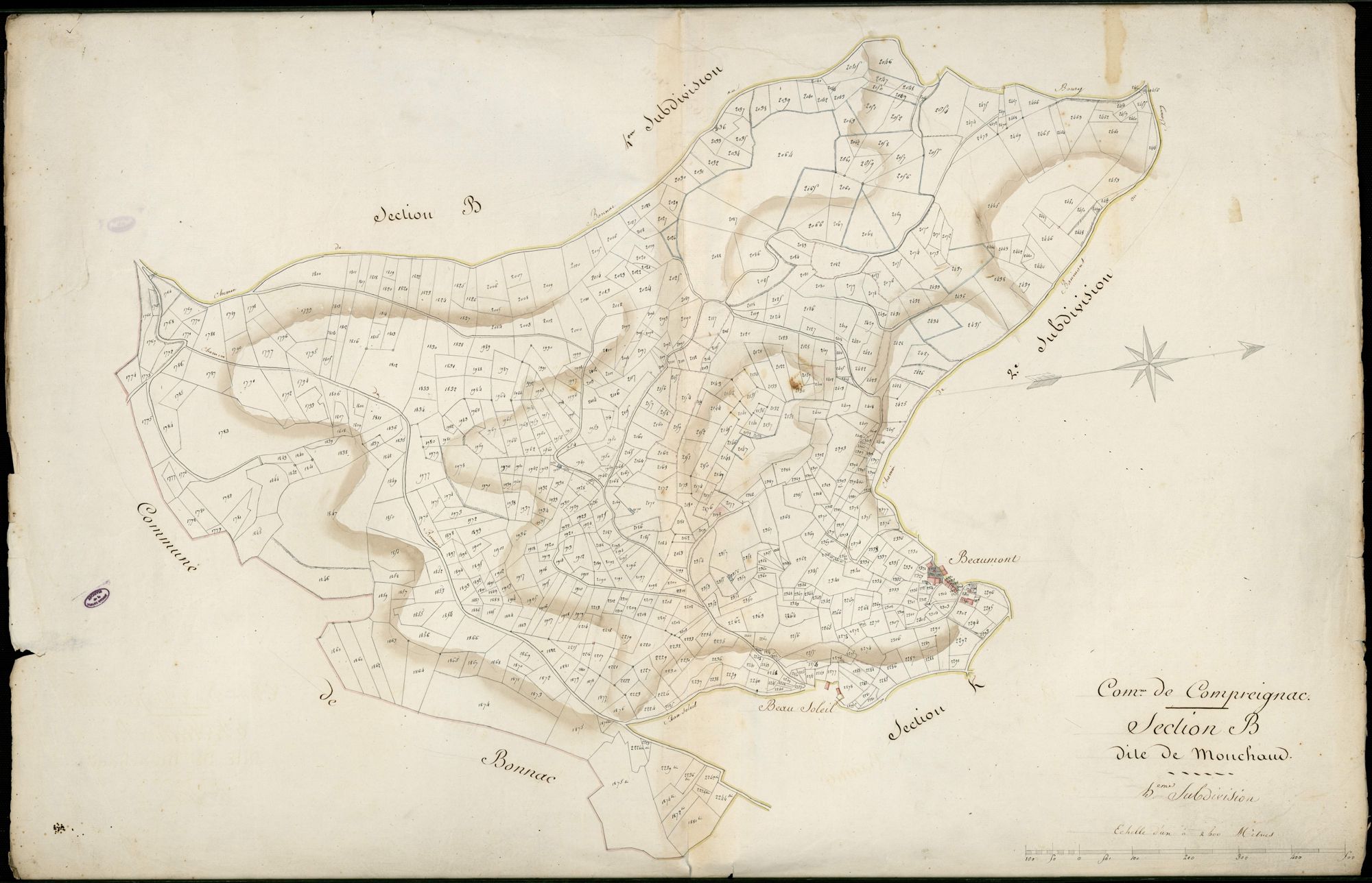 Compreignac 3 P 57 / 1 [v. 1809]