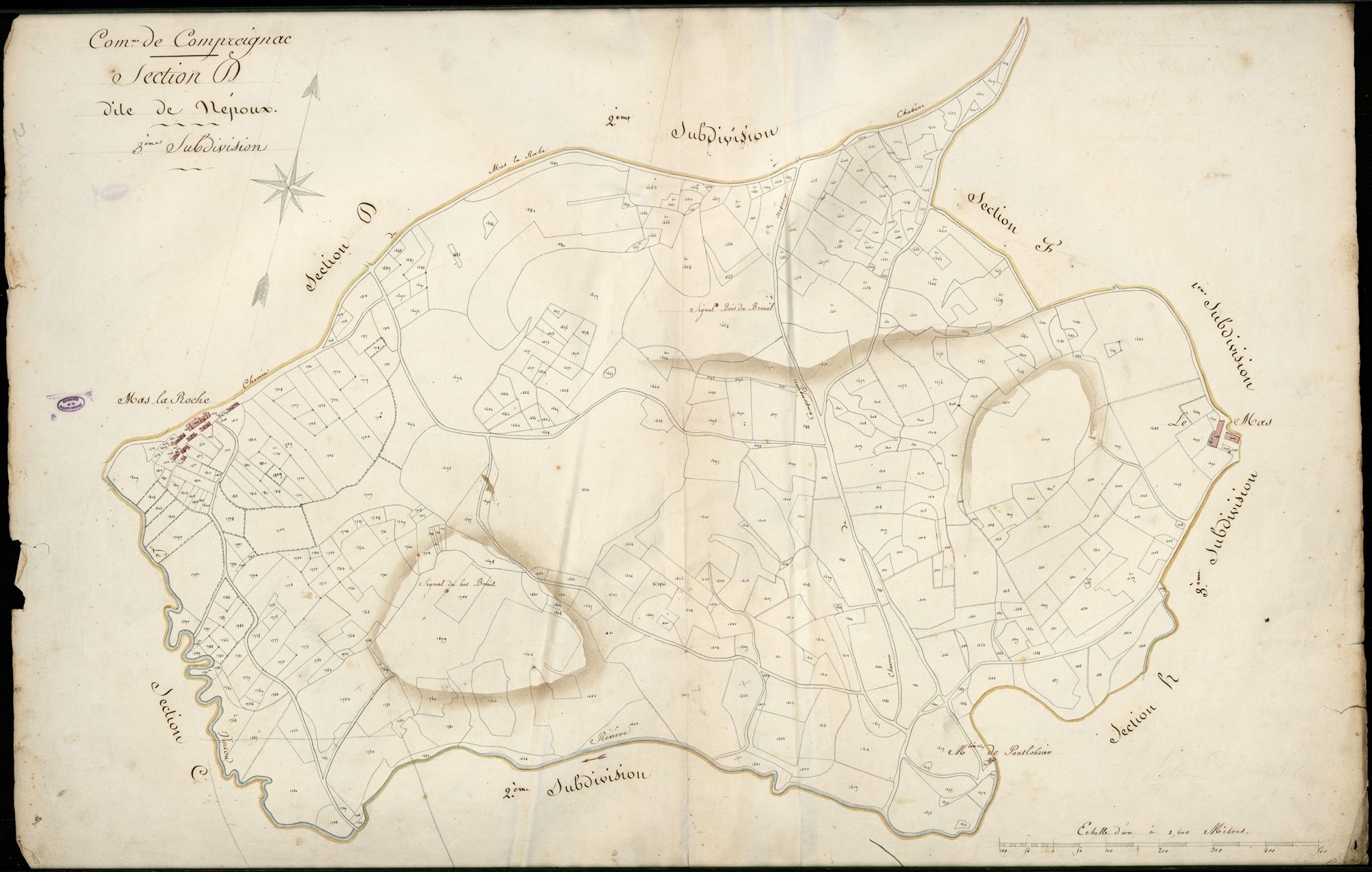 Compreignac 3 P 57 / 1 [v. 1809]
