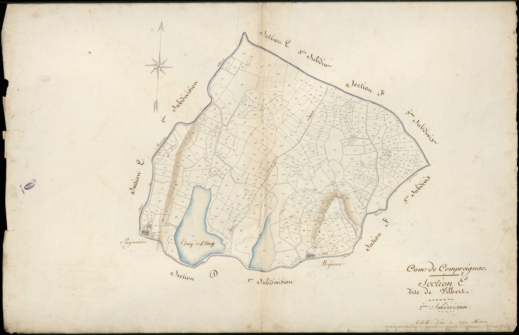 Compreignac 3 P 57 / 2 [v. 1809]