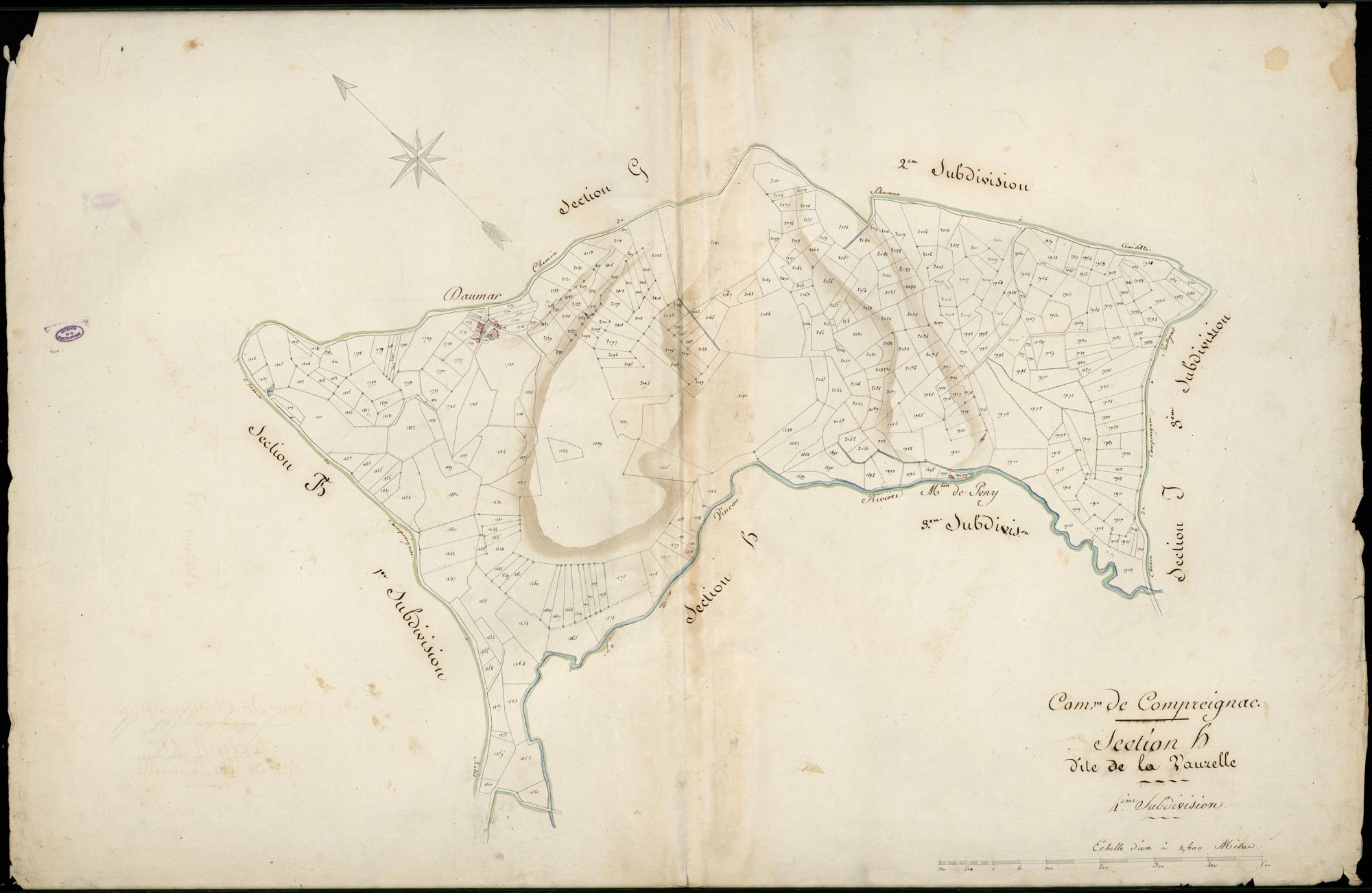 Compreignac 3 P 57 / 2 [v. 1809]