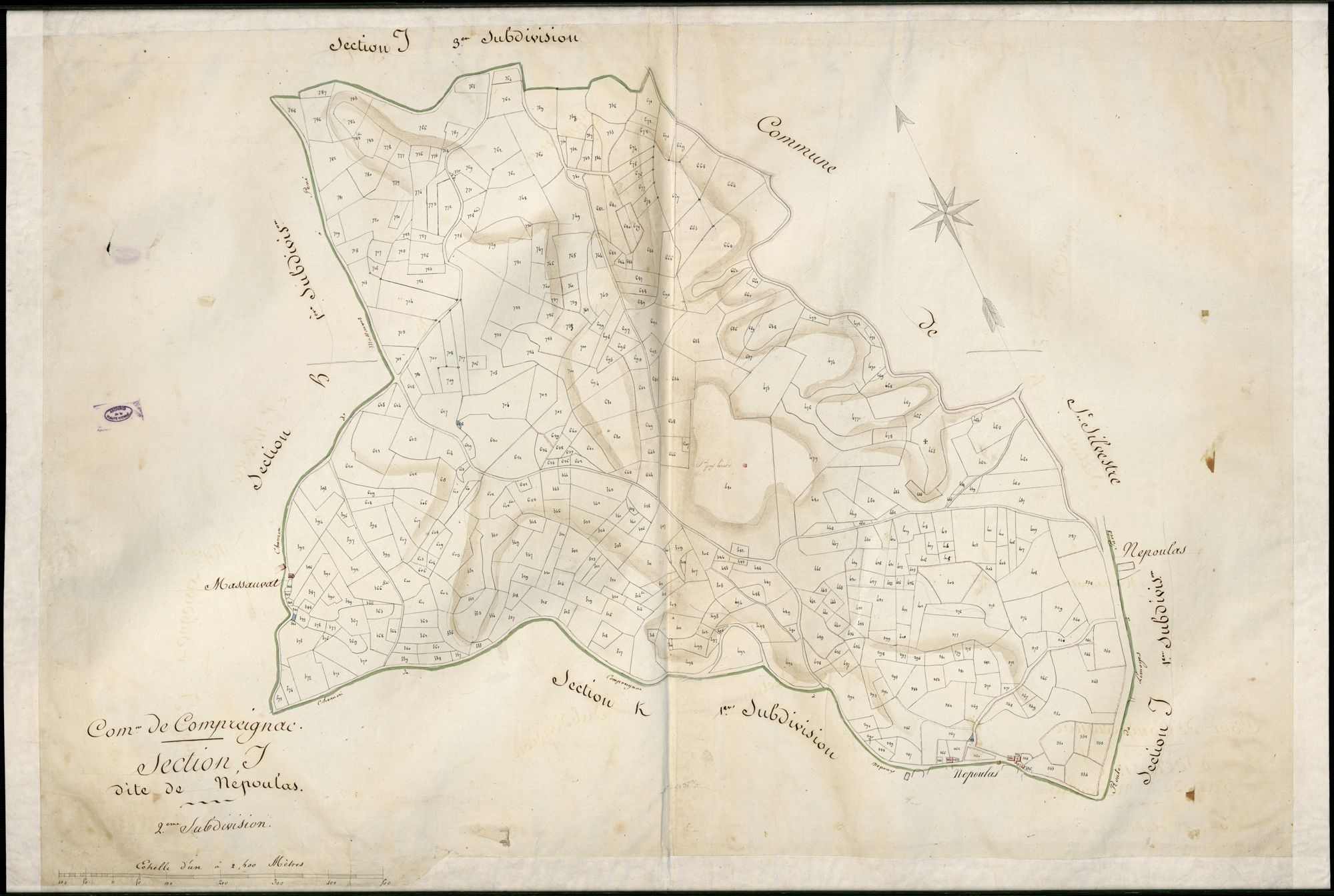 Compreignac 3 P 57 / 2 [v. 1809]