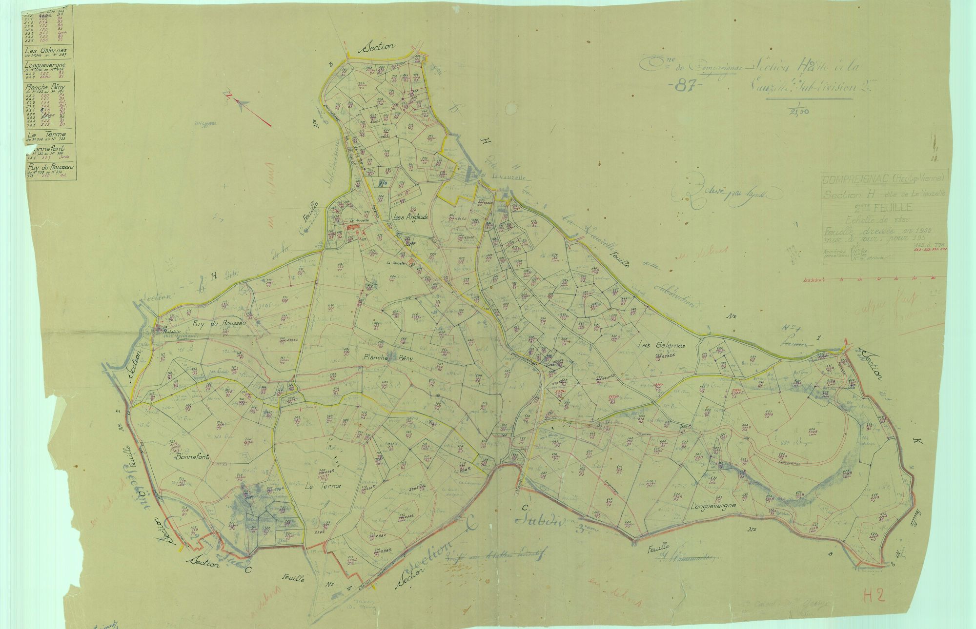 Compreignac 2241 W 21 1955