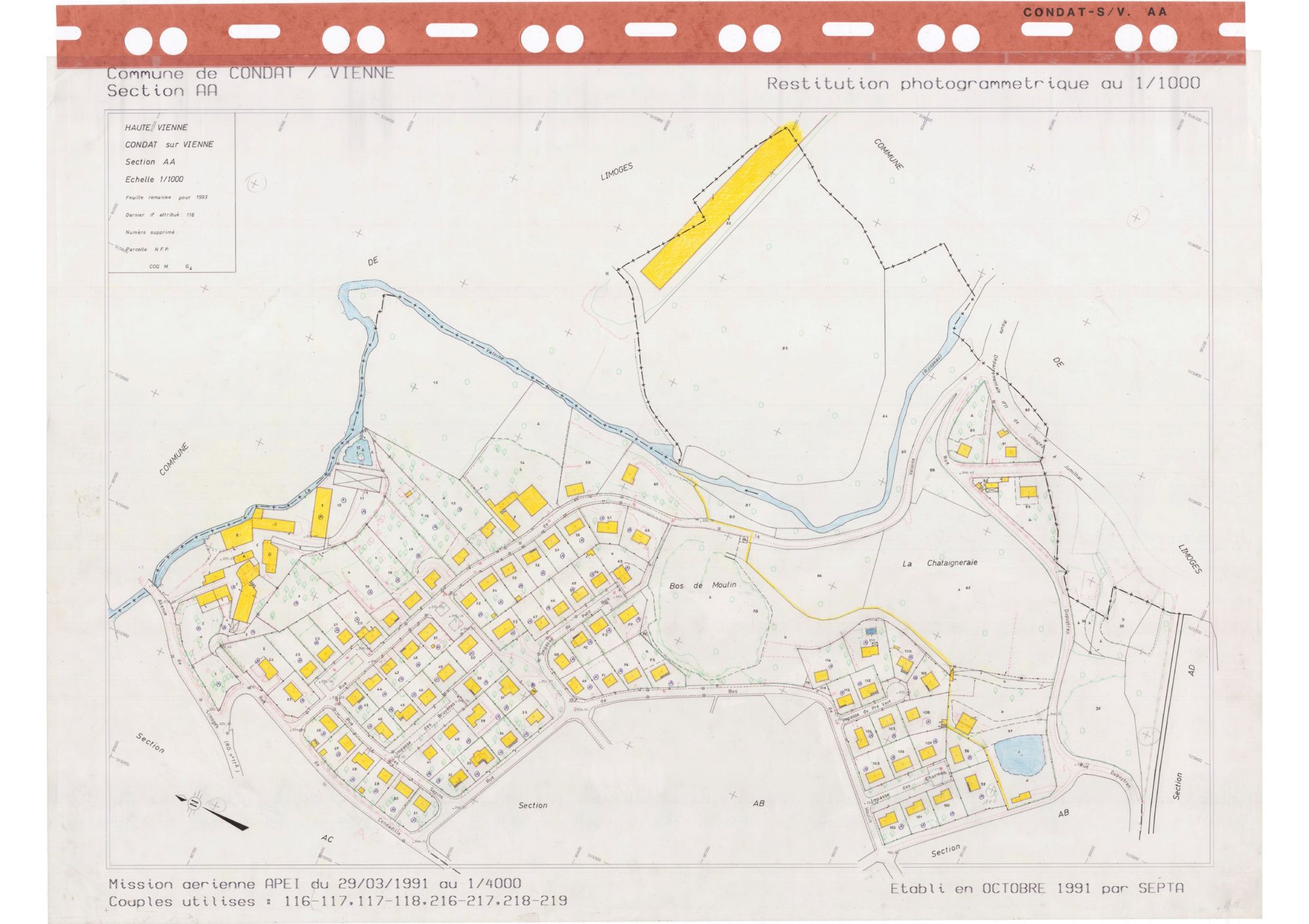 Condat-sur-Vienne DDFIP 87 1993