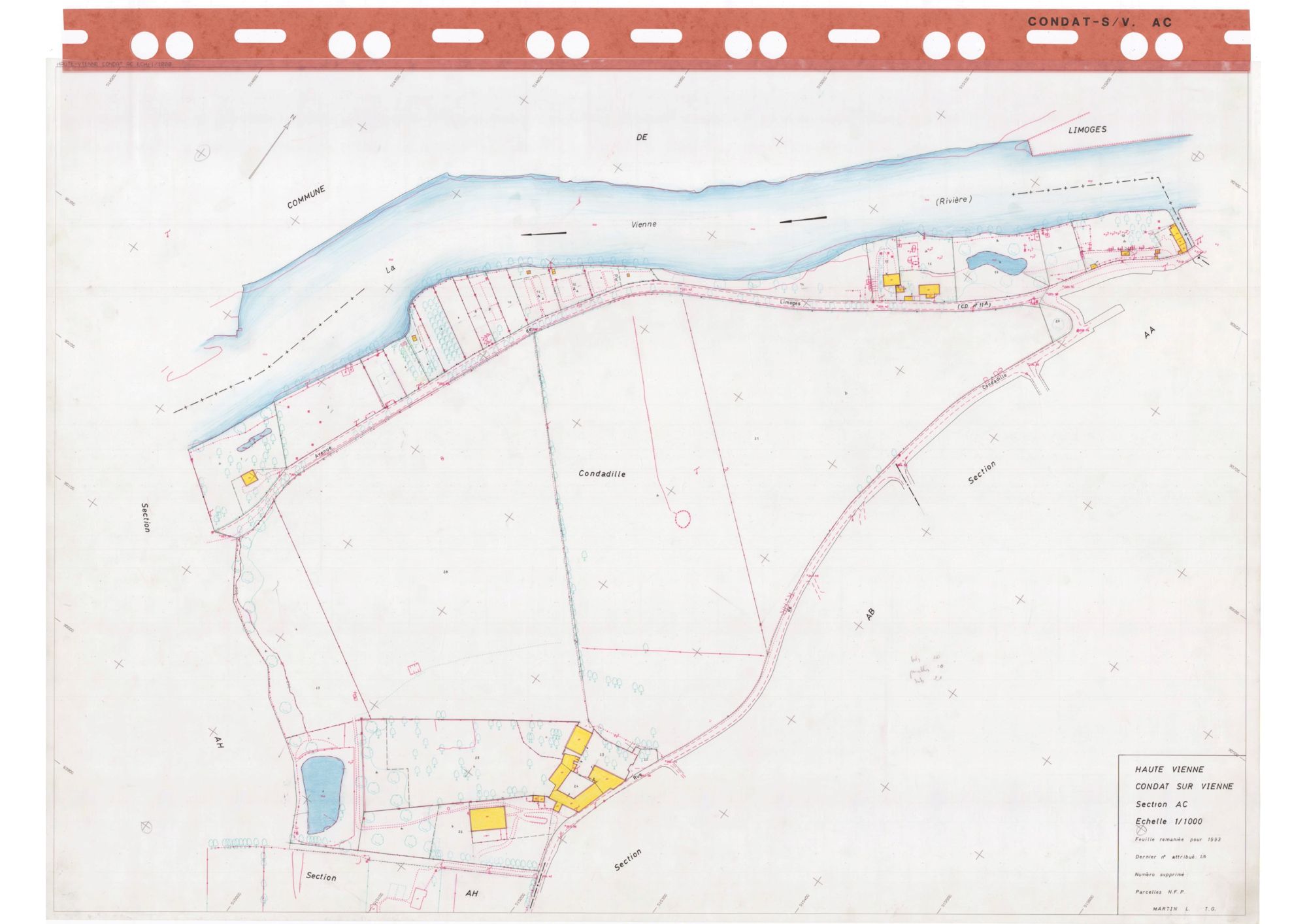 Condat-sur-Vienne DDFIP 87 1993