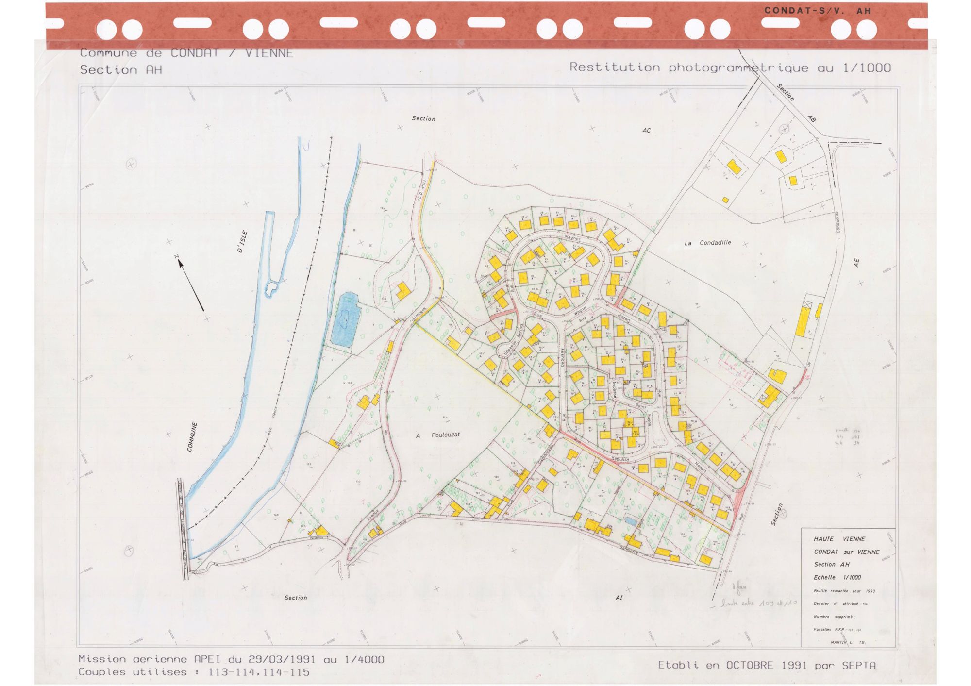Condat-sur-Vienne DDFIP 87 1993