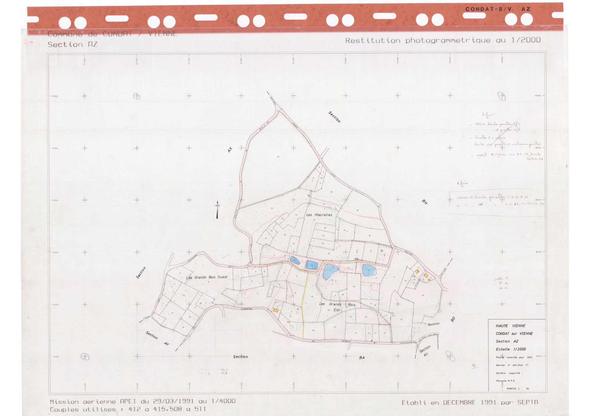 Condat-sur-Vienne DDFIP 87 1993