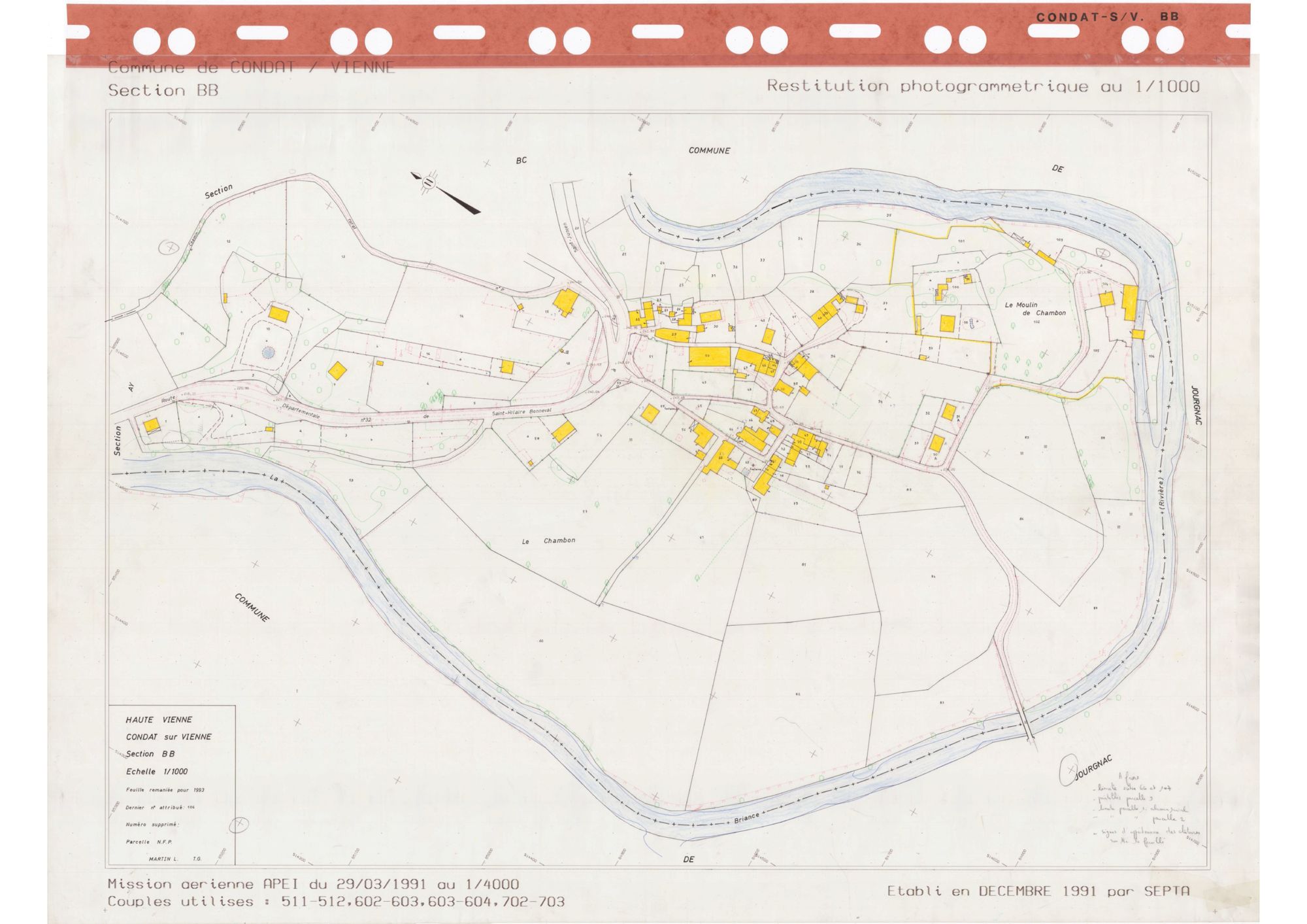 Condat-sur-Vienne DDFIP 87 1993
