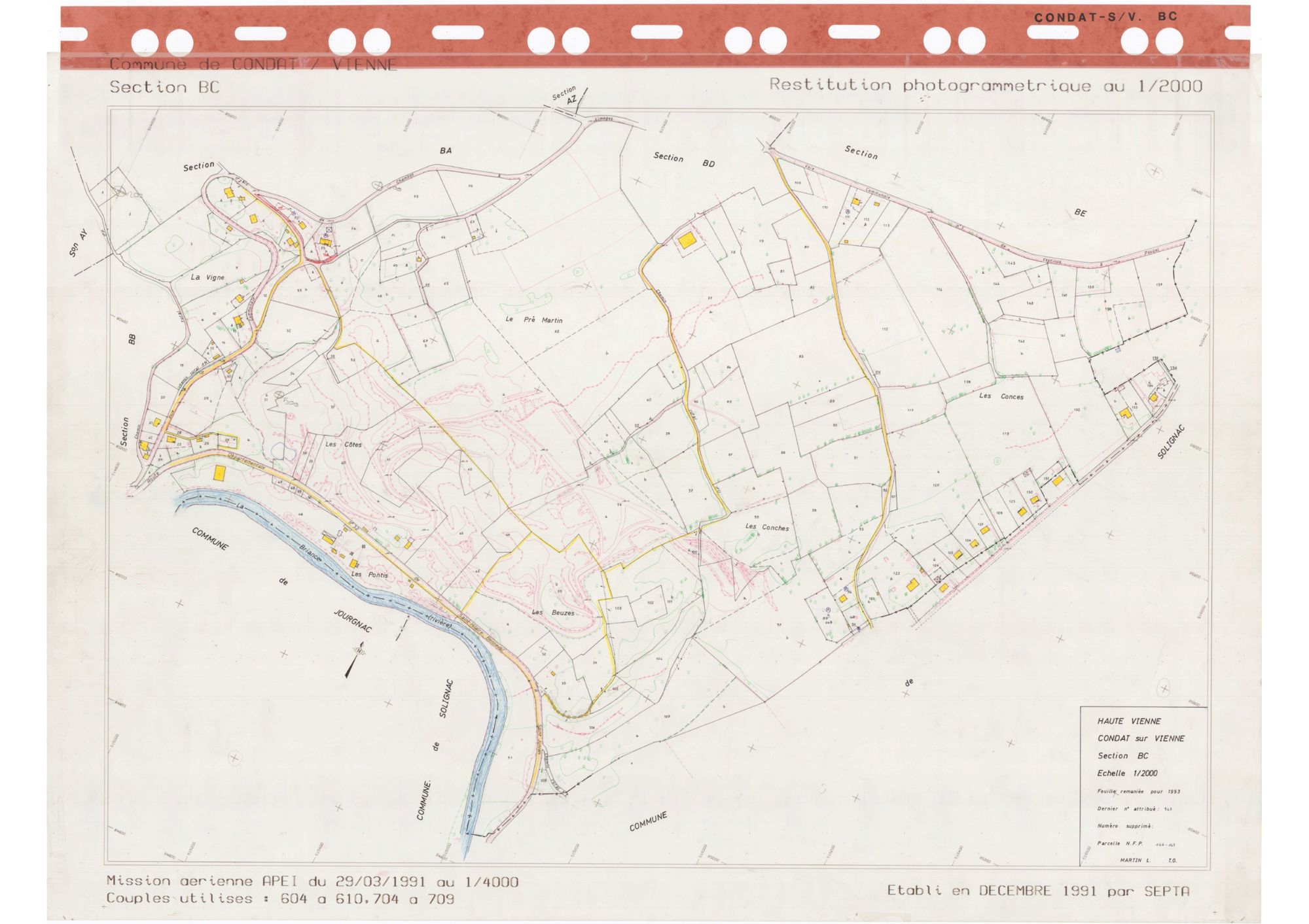 Condat-sur-Vienne DDFIP 87 1993