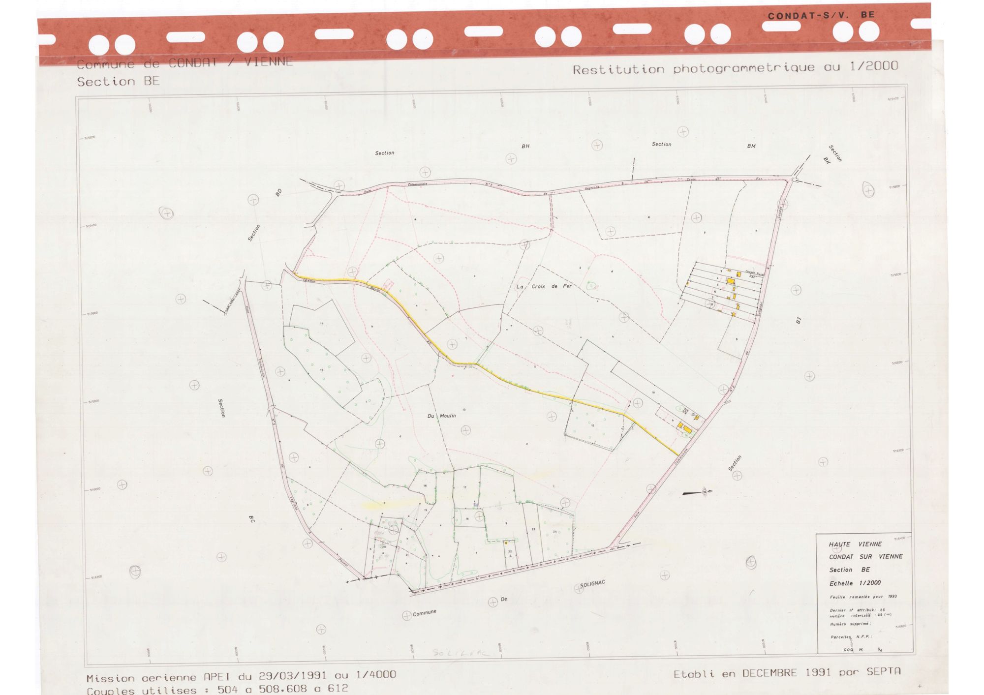 Condat-sur-Vienne DDFIP 87 1993