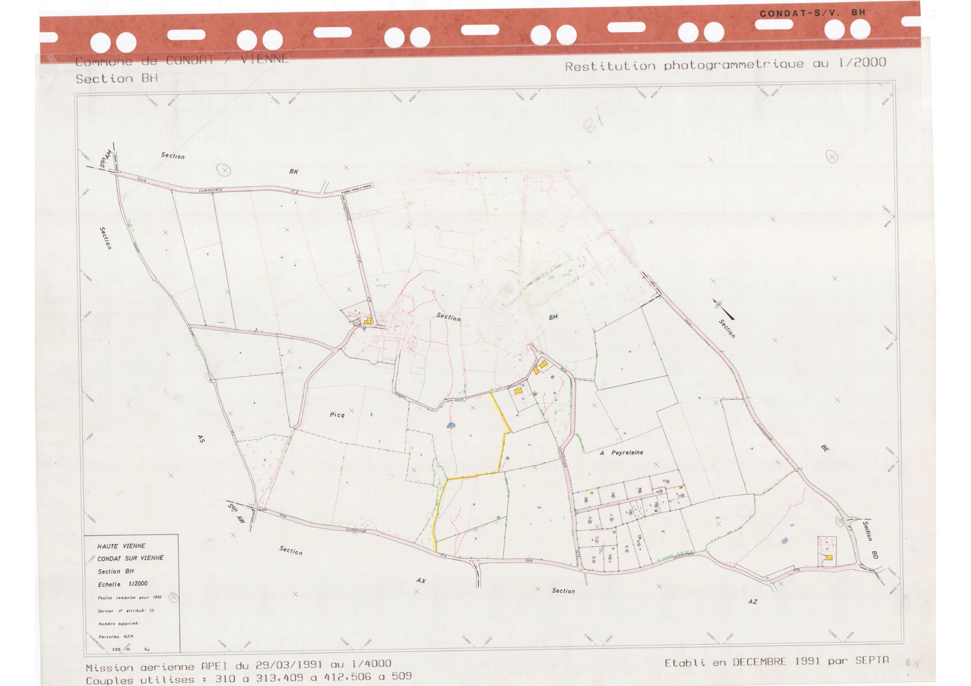 Condat-sur-Vienne DDFIP 87 1993