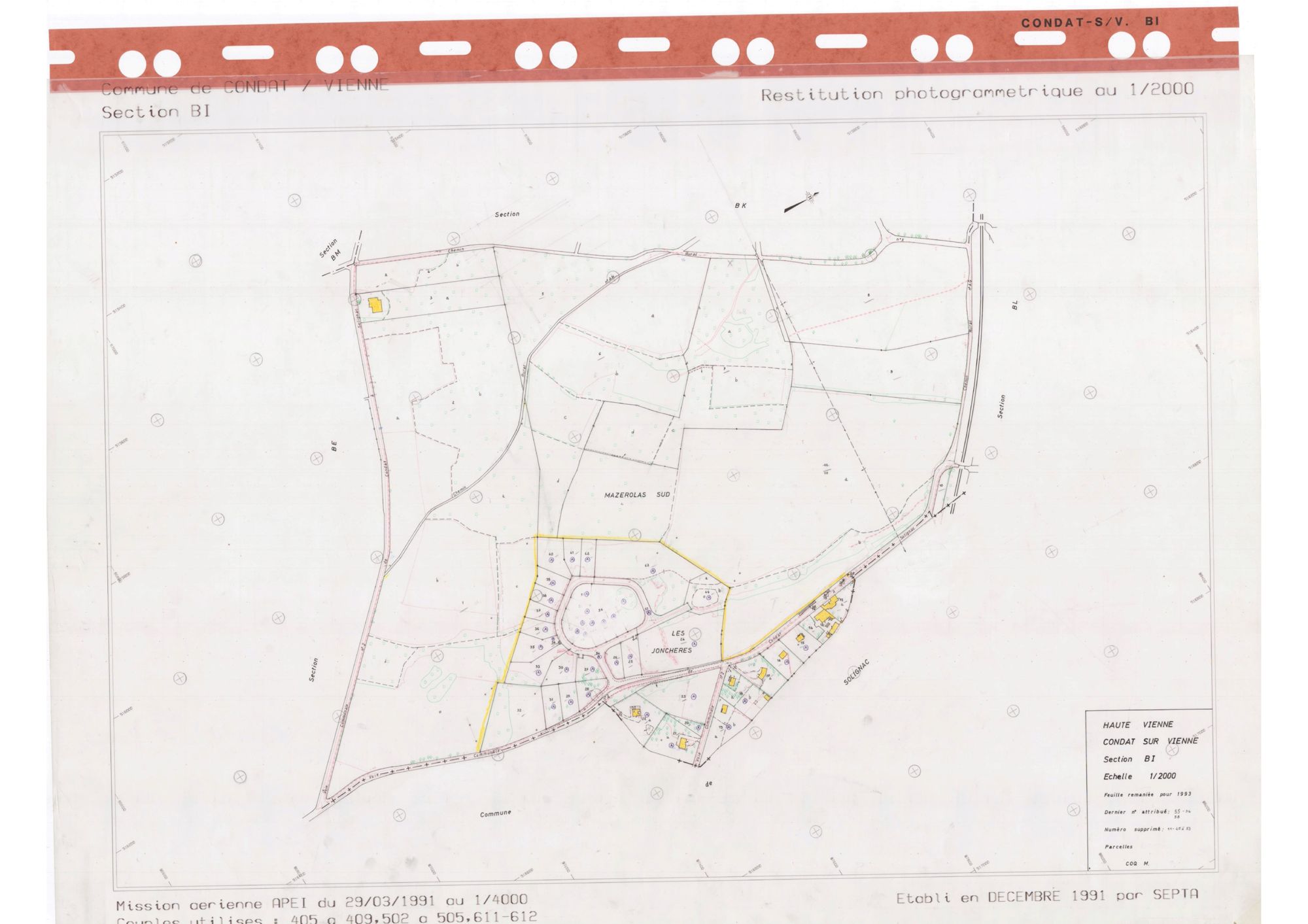 Condat-sur-Vienne DDFIP 87 1993
