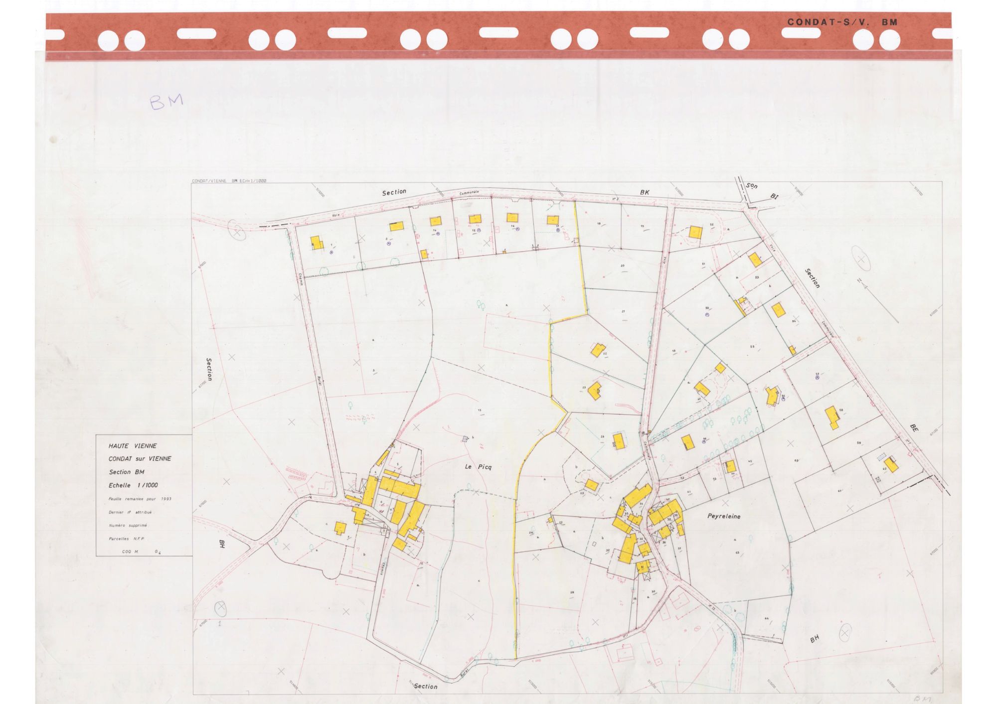 Condat-sur-Vienne DDFIP 87 1993