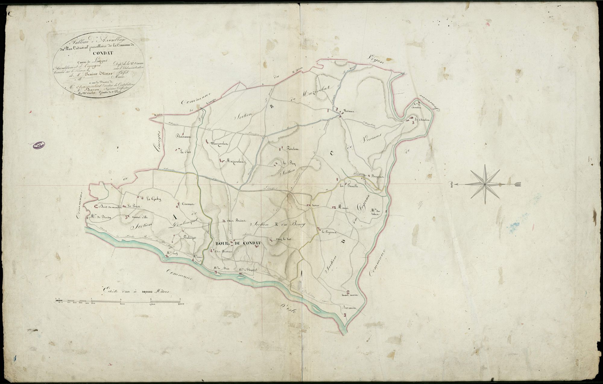 Condat-sur-Vienne 3 P 58 / 1 [v. 1814]