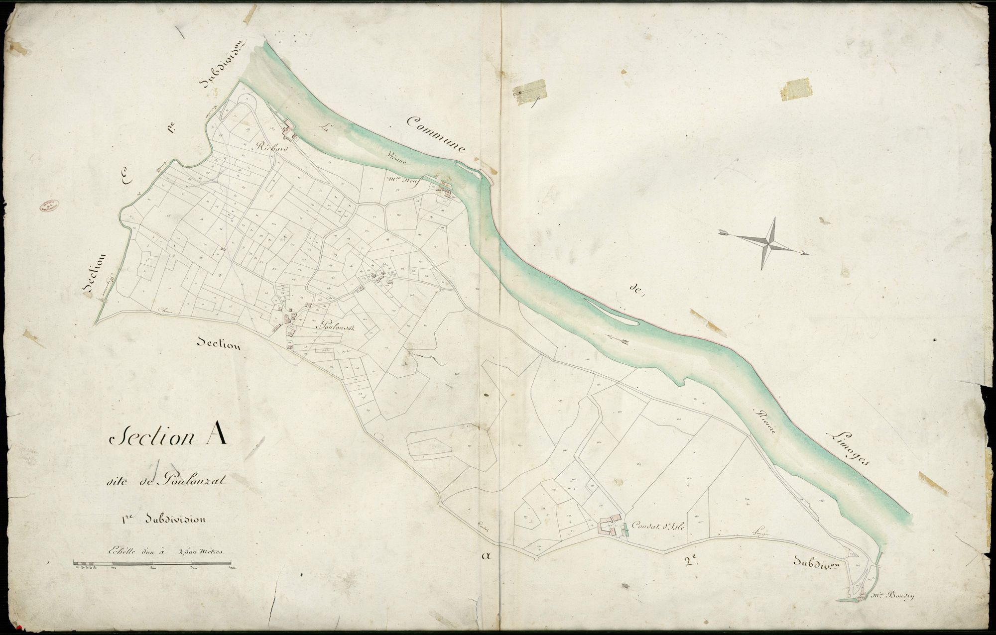 Condat-sur-Vienne 3 P 58 / 1 [v. 1814]