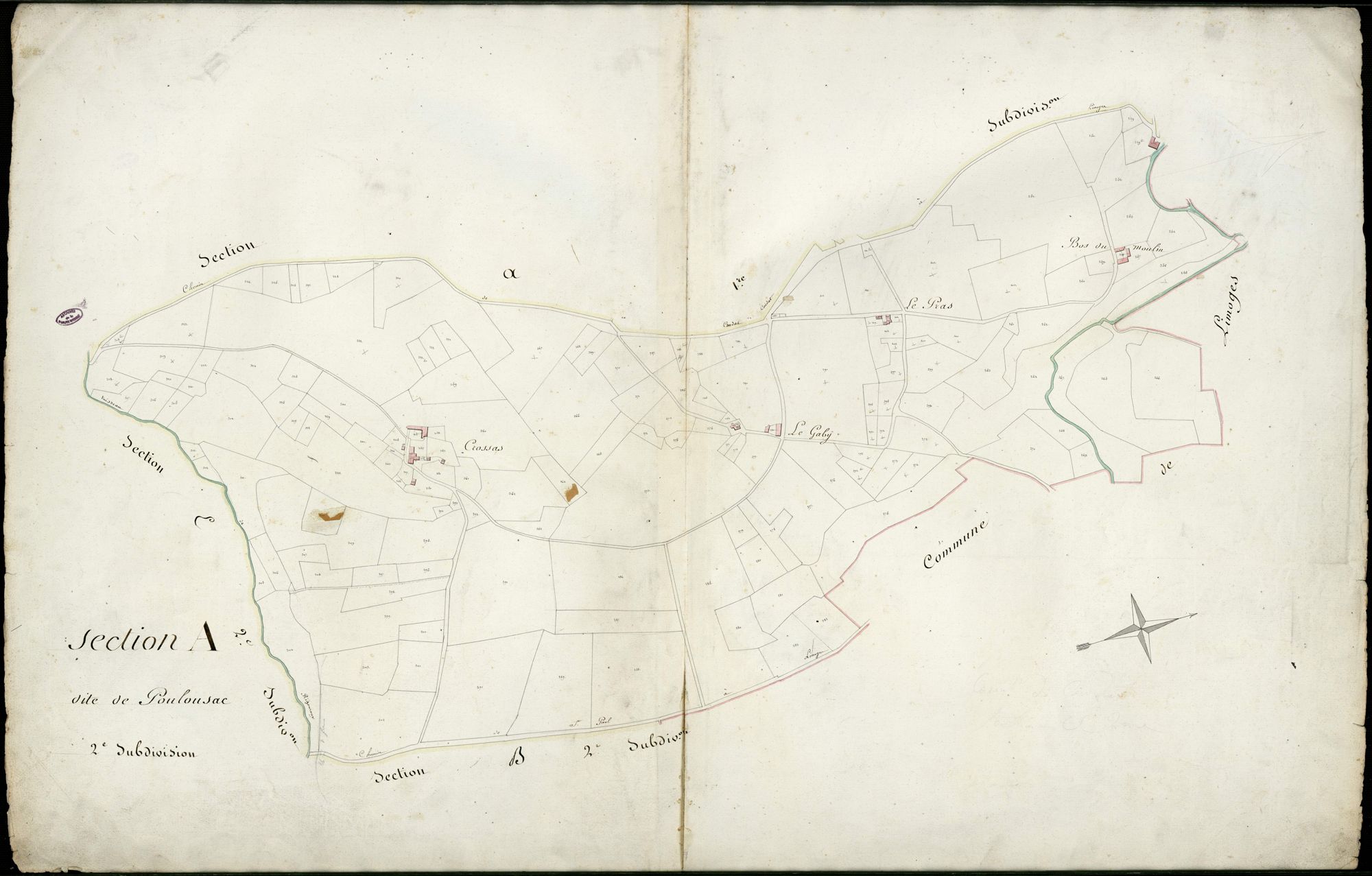 Condat-sur-Vienne 3 P 58 / 1 [v. 1814]