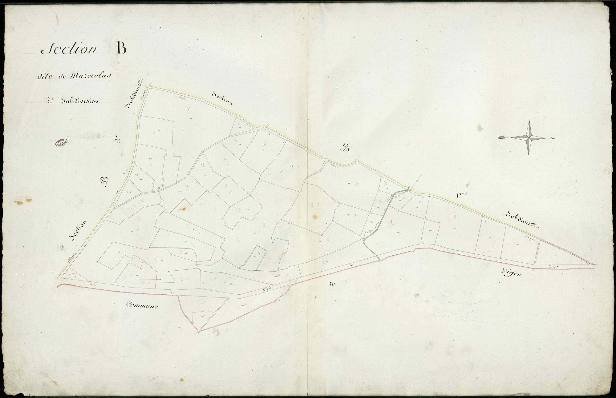 Condat-sur-Vienne 3 P 58 / 1 [v. 1814]