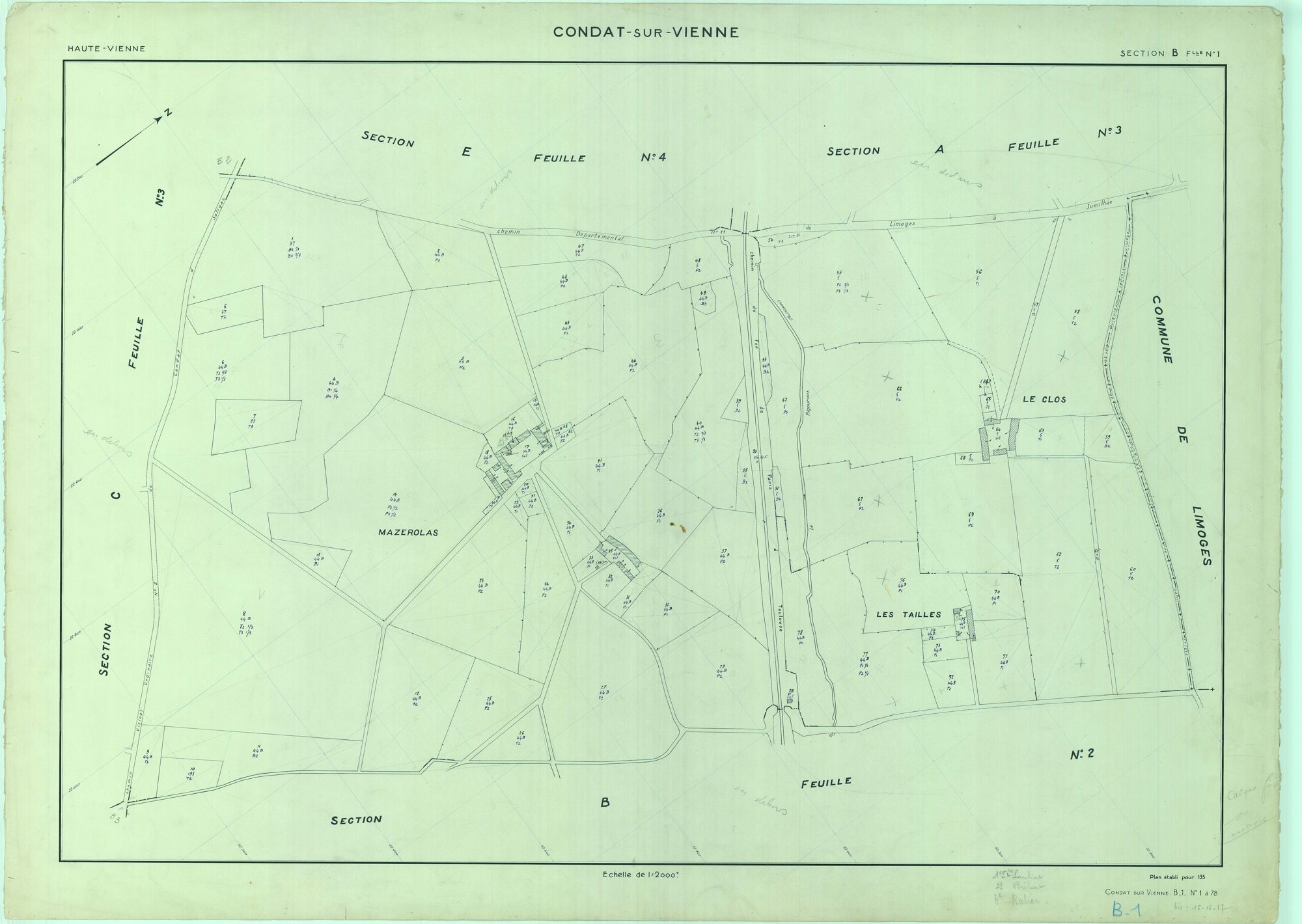 Condat-sur-Vienne 1203 W 29 1955
