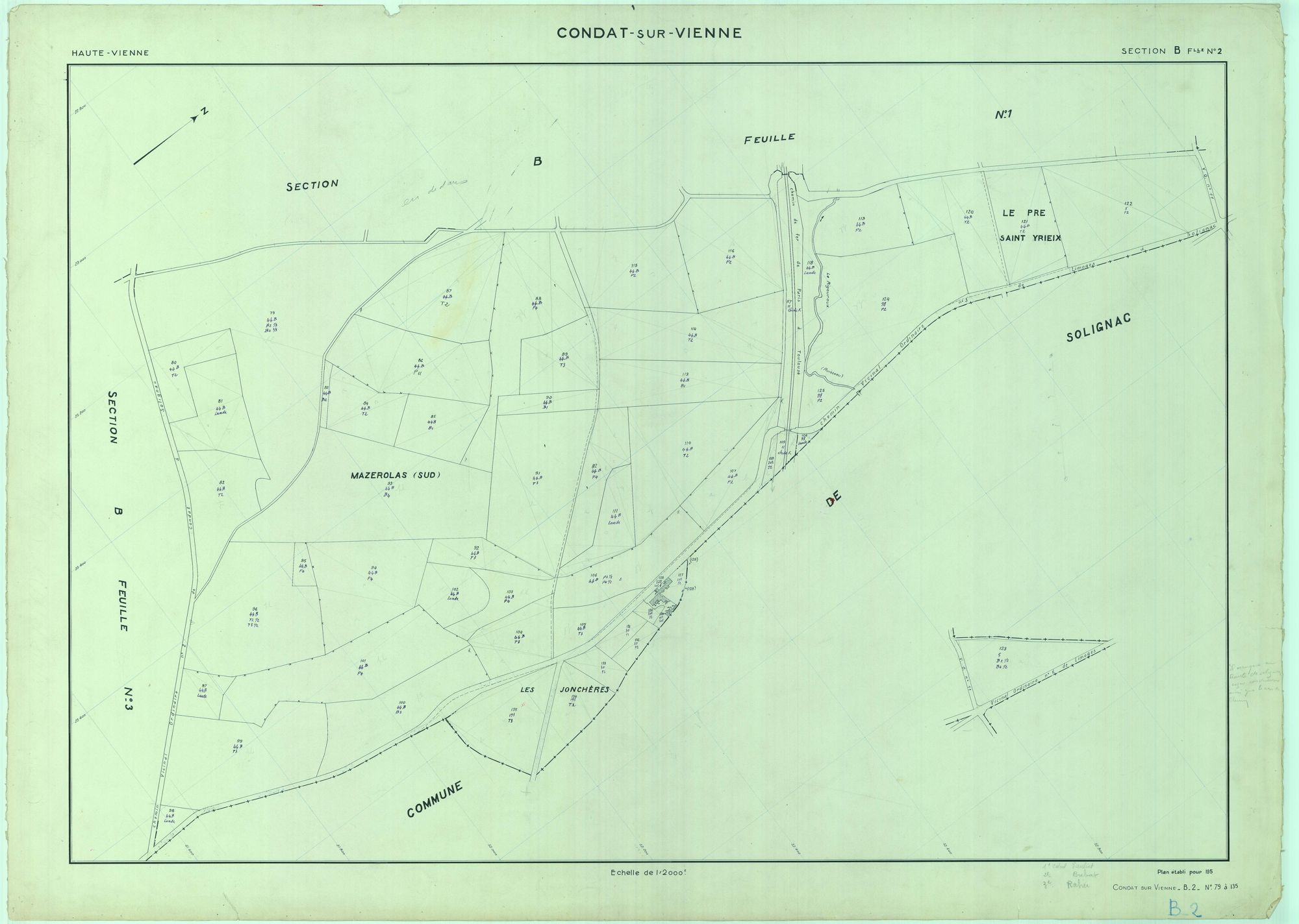 Condat-sur-Vienne 1203 W 29 1955