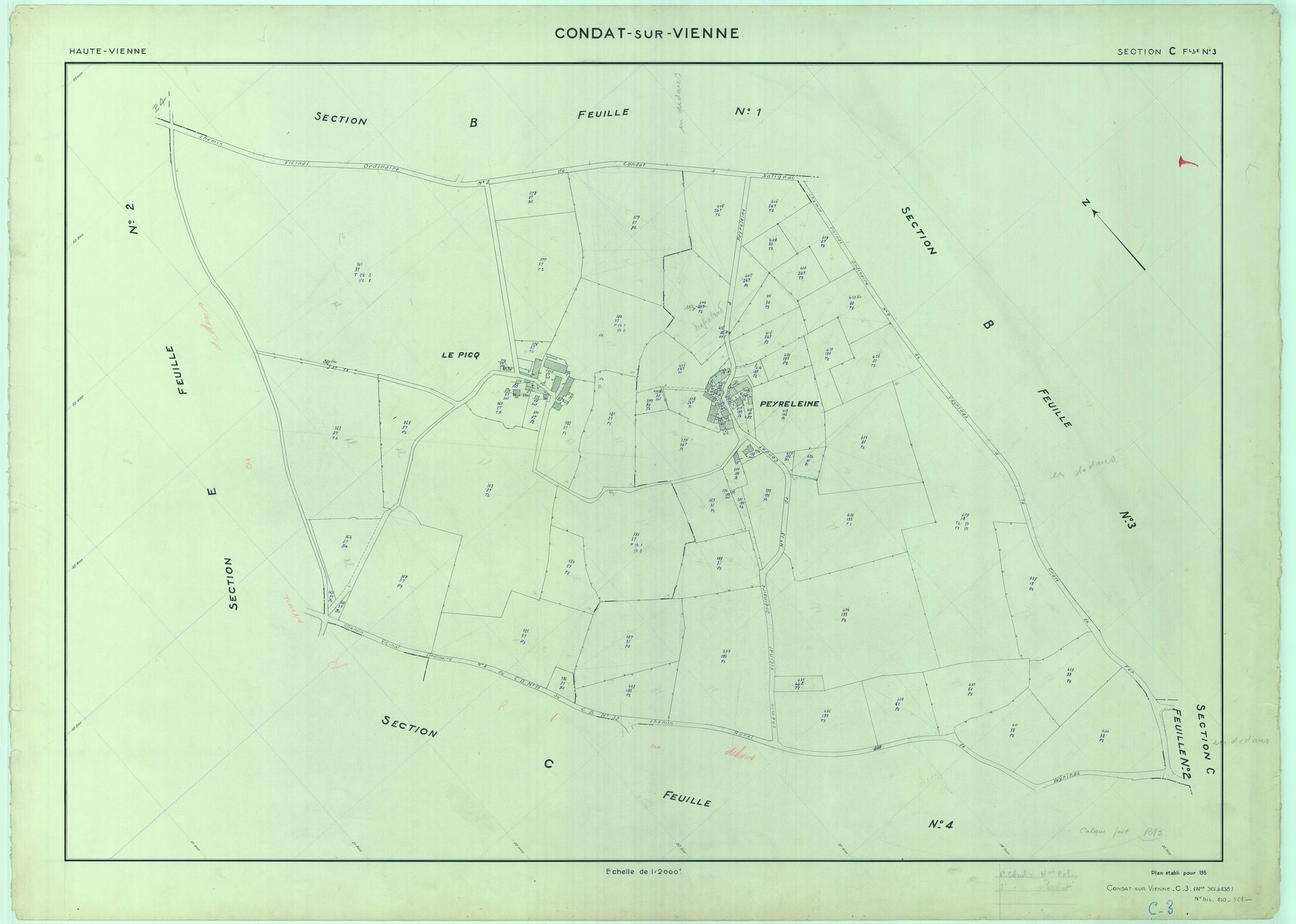 Condat-sur-Vienne 1203 W 29 1955