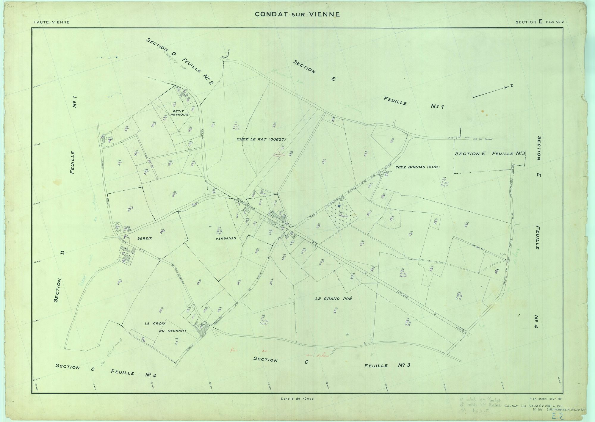 Condat-sur-Vienne 1203 W 29 1955